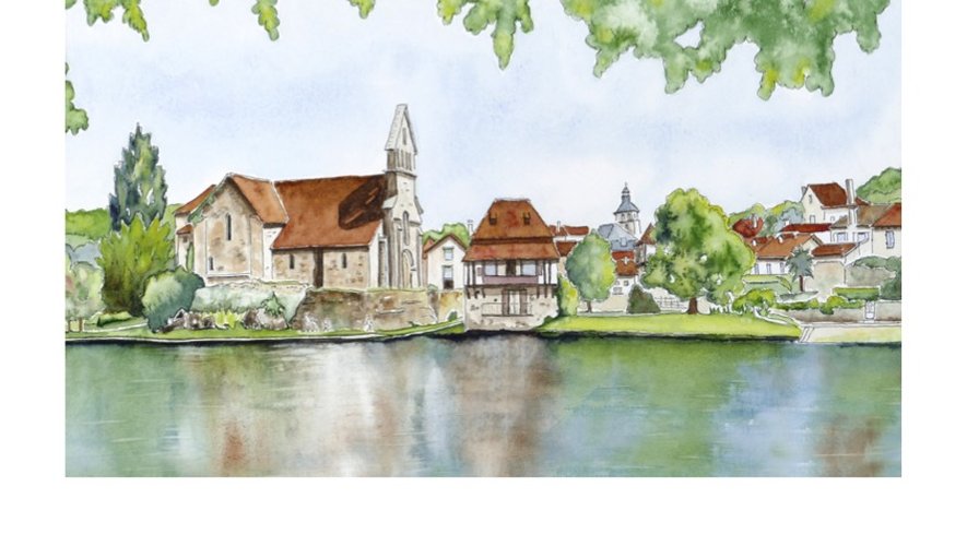 Figeac : Aquarelles et carnets de voyage