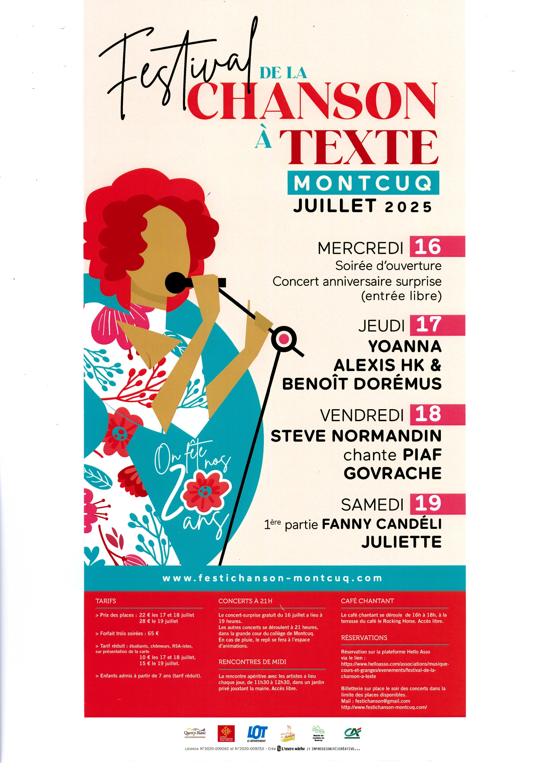 Figeac : Festival de la chanson à texte de Montcuq