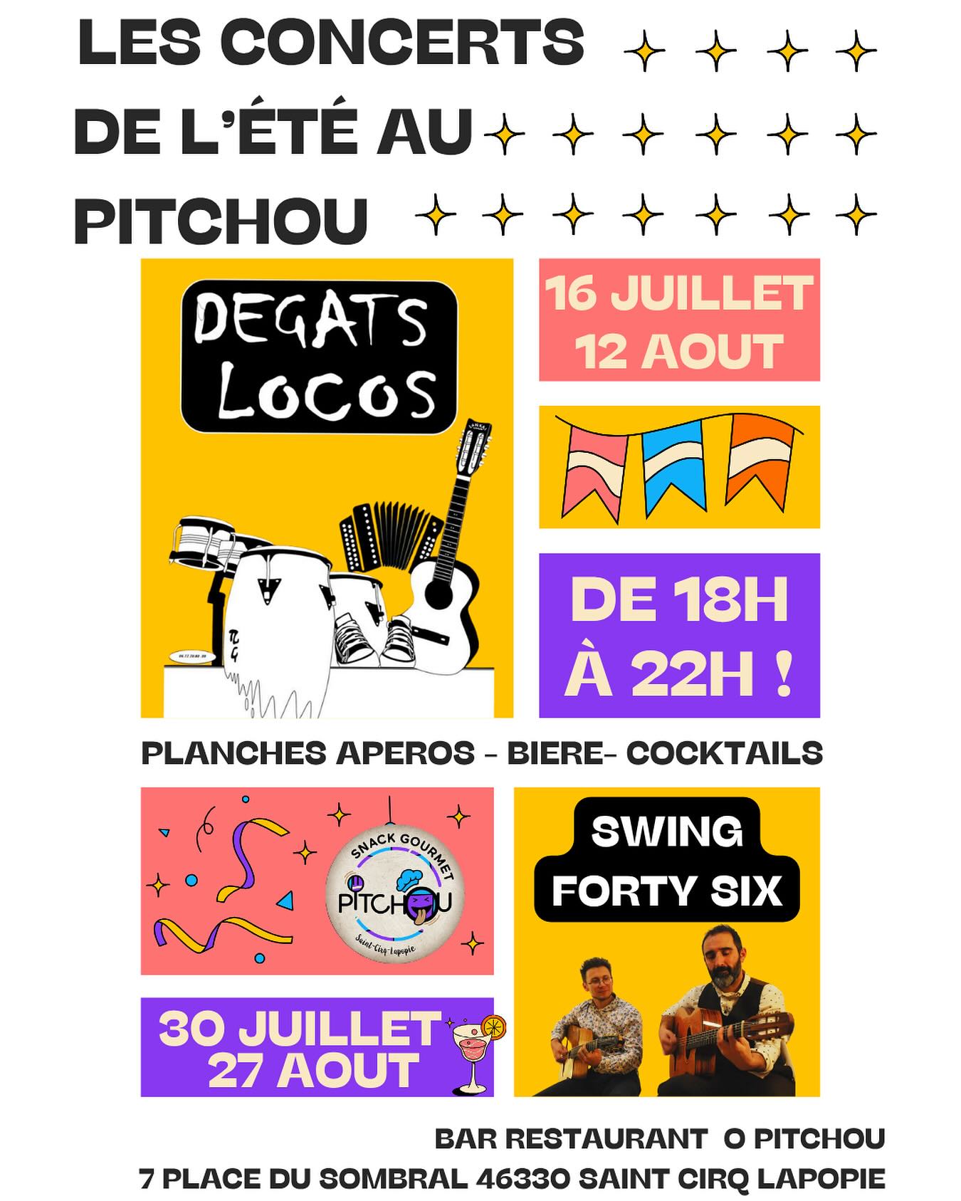 Figeac : Les concerts de l’été au Pitchou