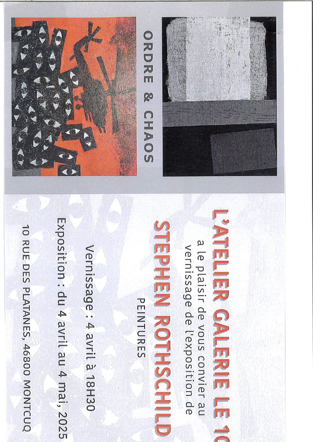 Figeac : Exposition de Stephen Rothschild
