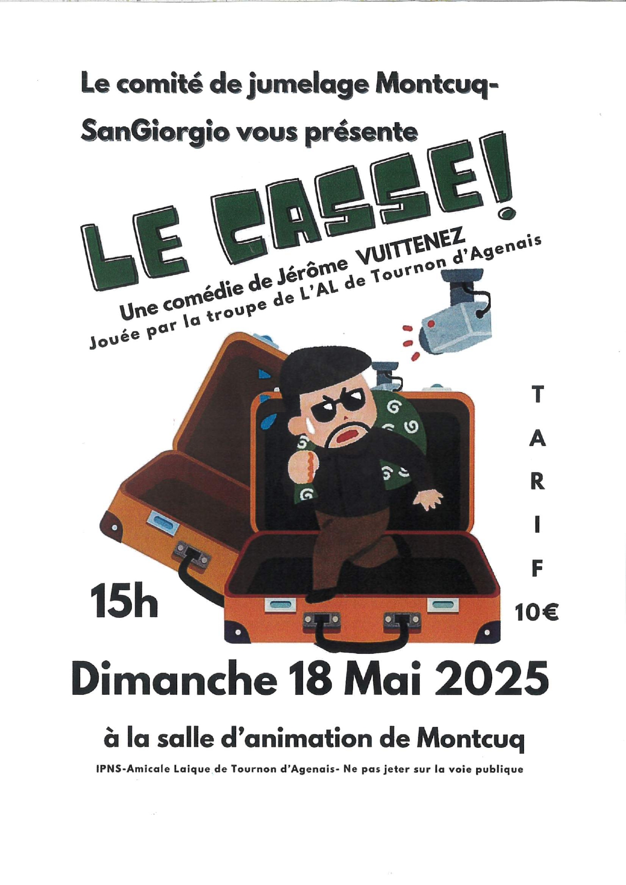 Figeac : Représentation théâtrale : 