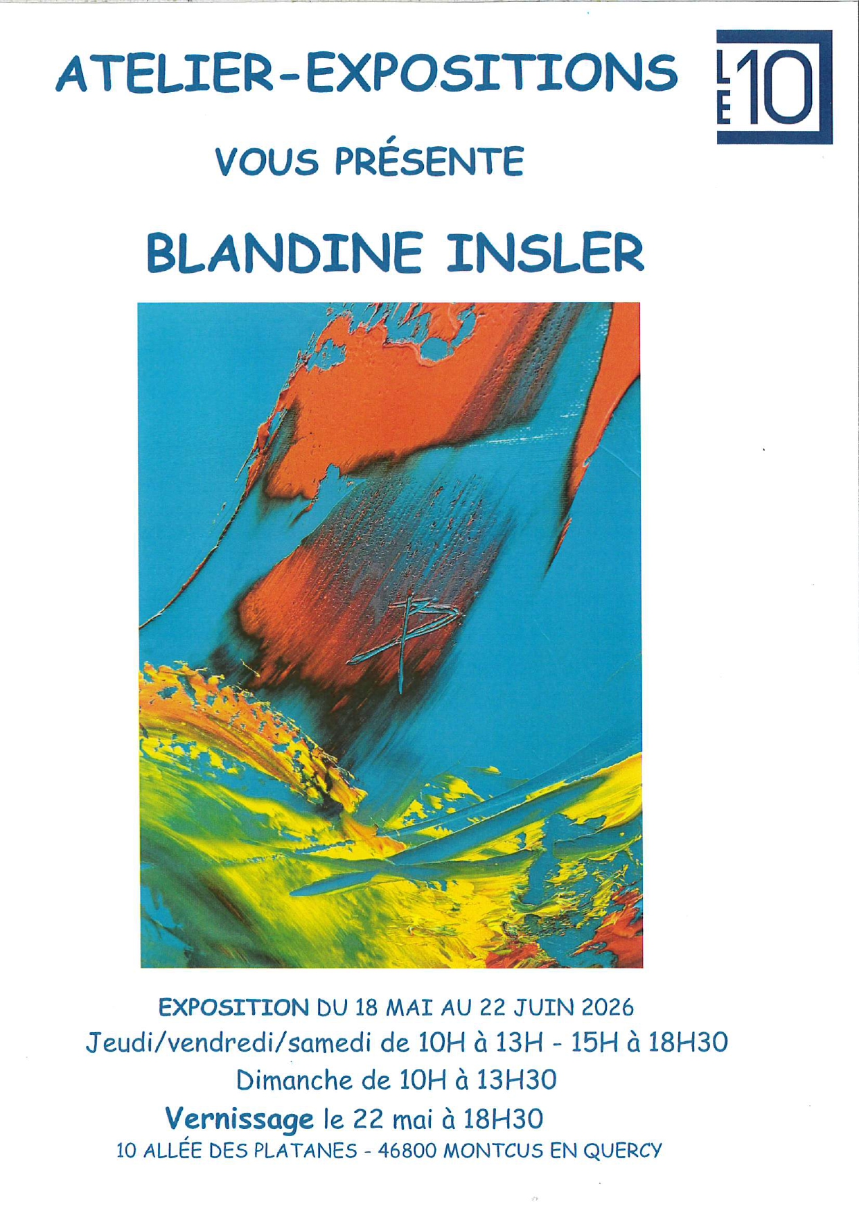 Figeac : Exposition de Blandine Insler