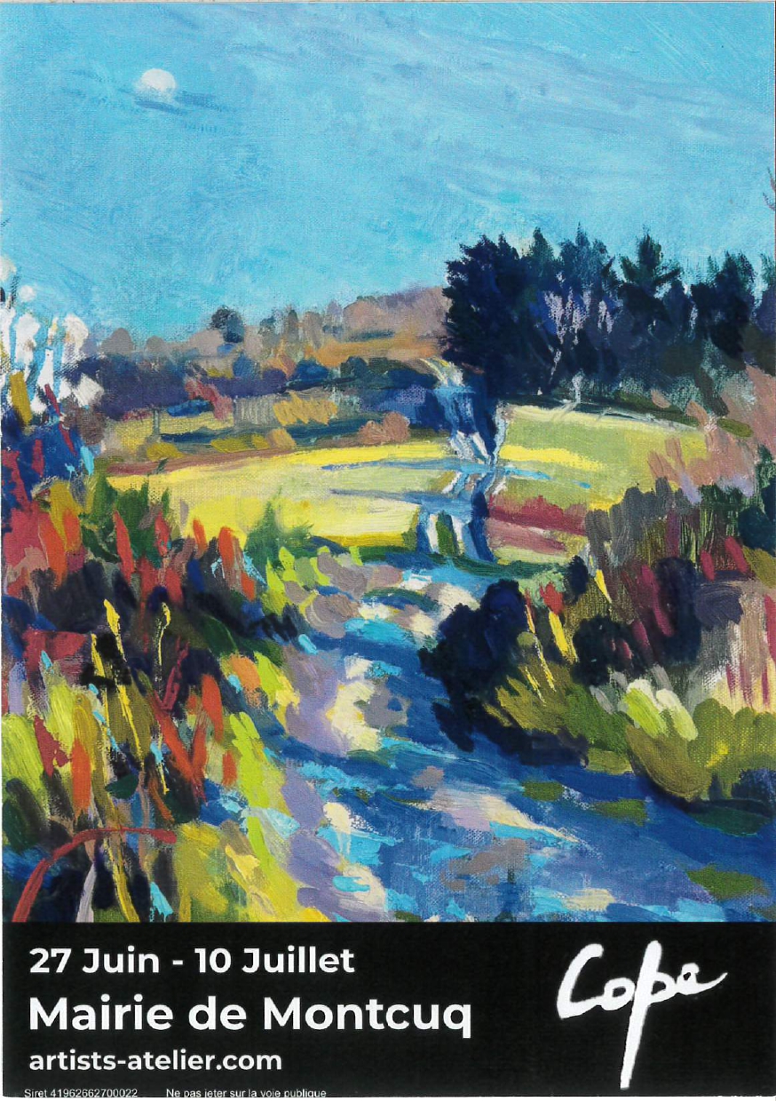 Figeac : Exposition de peinture par Adam Cope