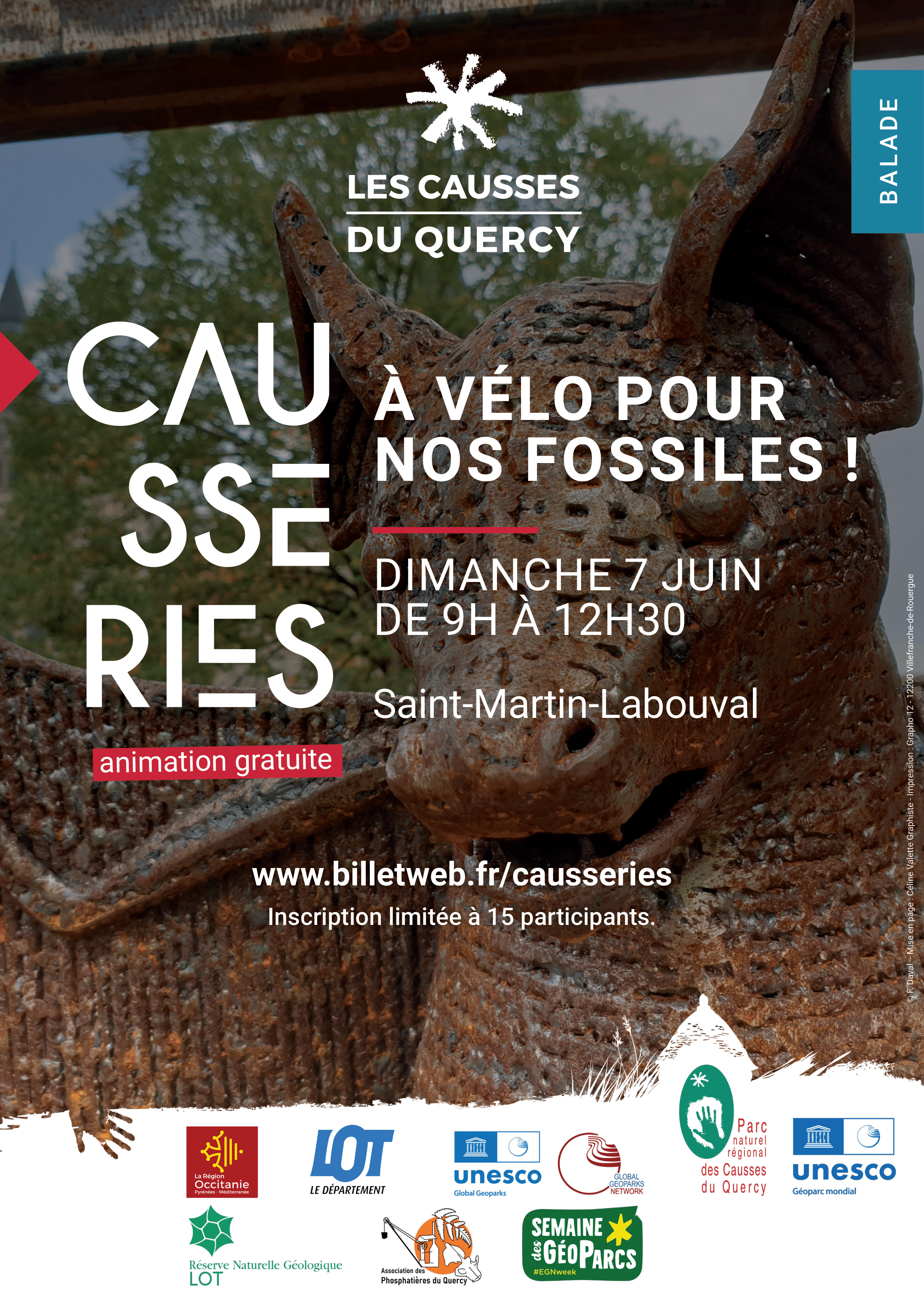 Figeac : À Vélo pour nos fossiles