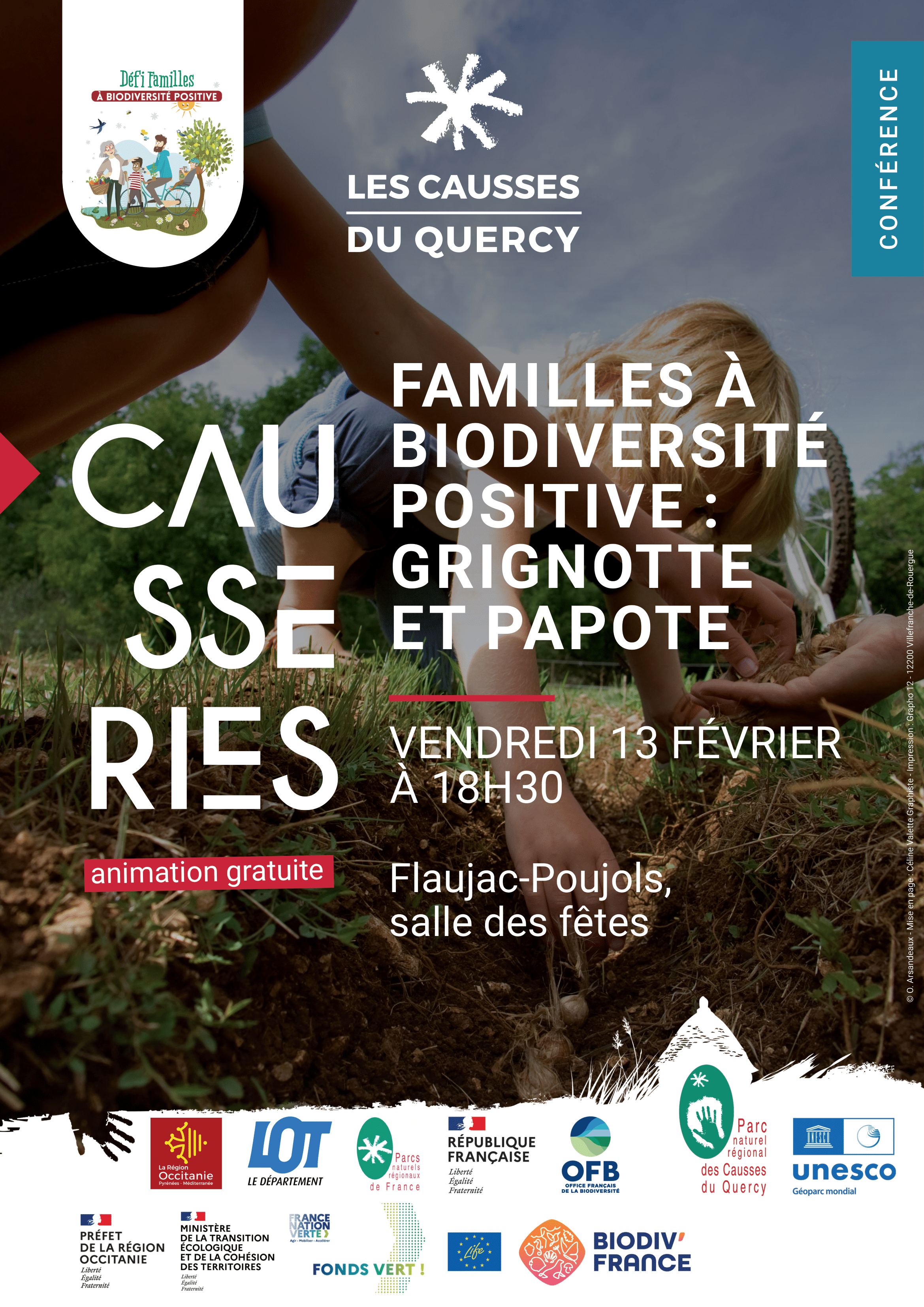 Figeac : Familles à biodiversité positive Grignotte et papote