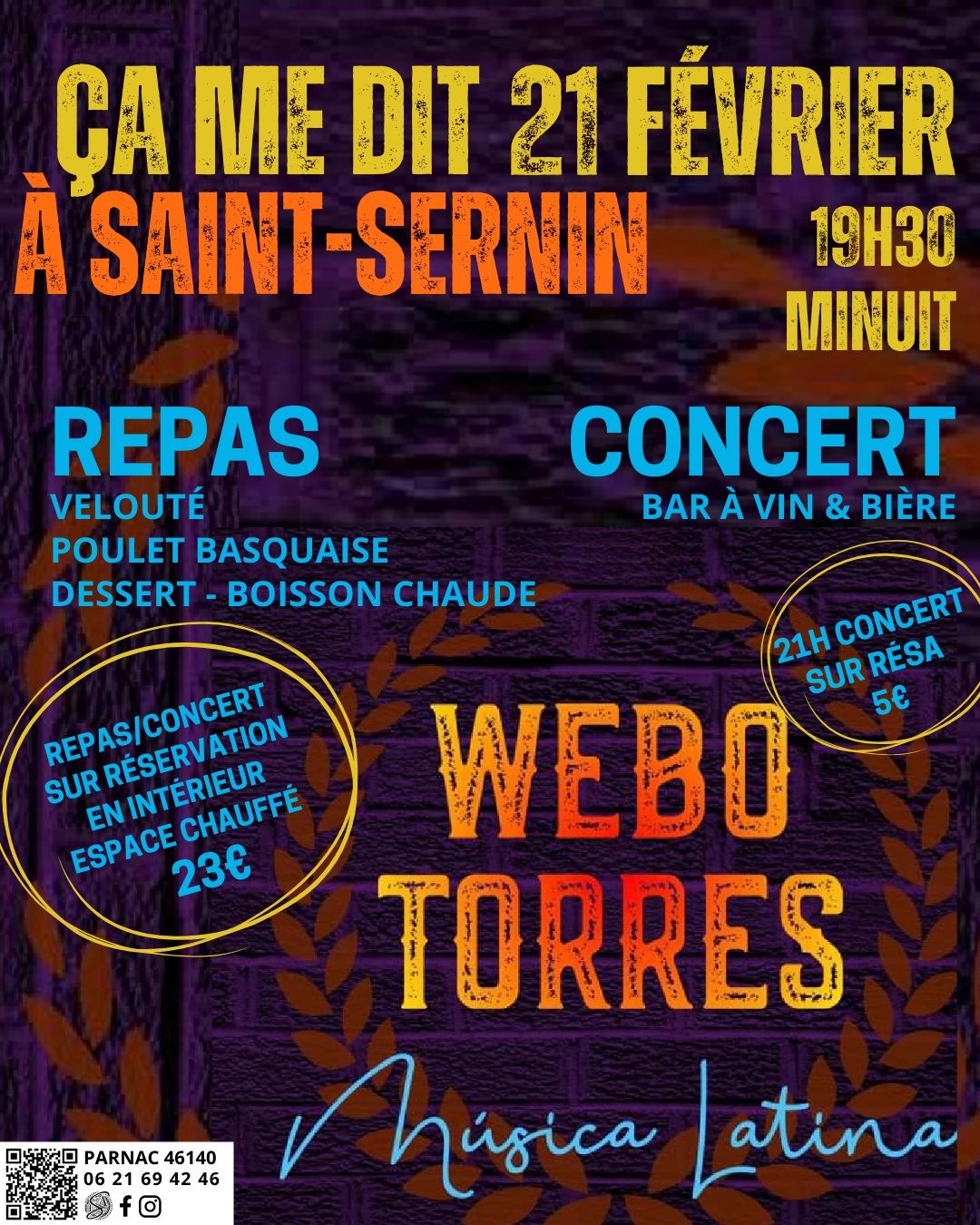 Figeac : Soirée Ca me dit! au château Saint-Sernin