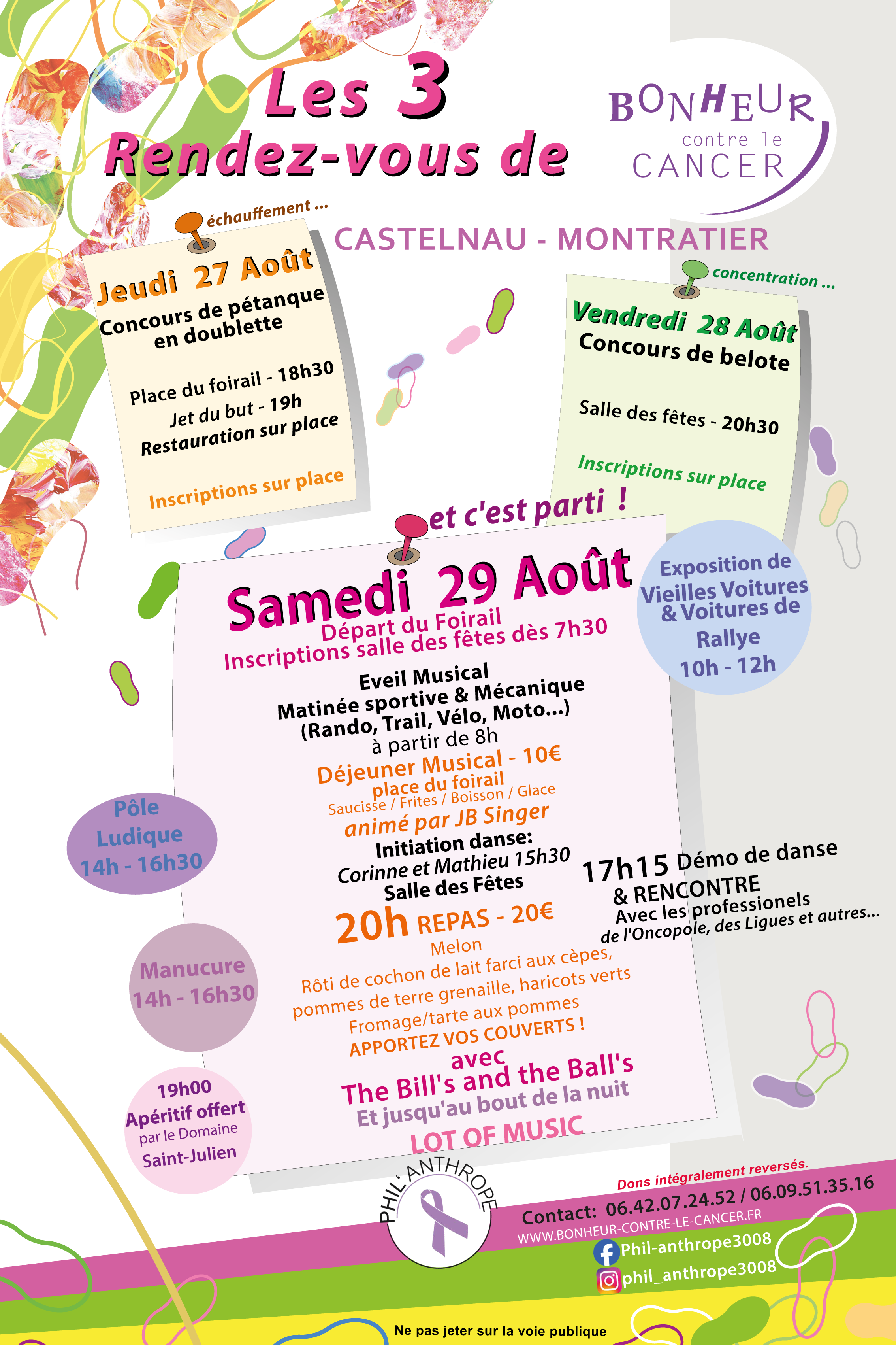 Figeac : Journée Bonheur Contre le Cancer
