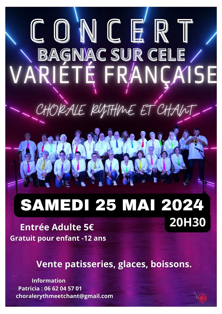Concert de variété française tout en voix et lumières