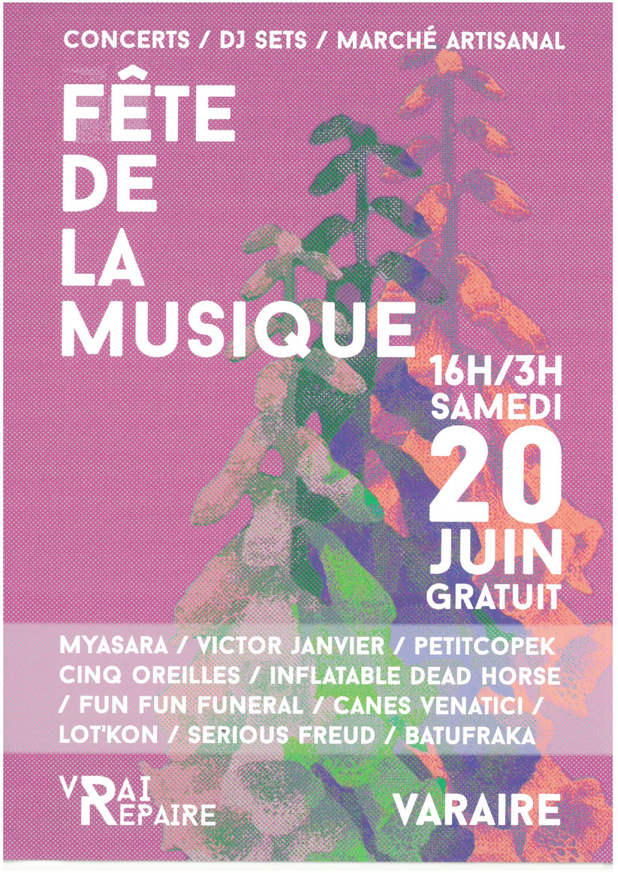 Figeac : Fête de la musique au Vrai Repaire Festival