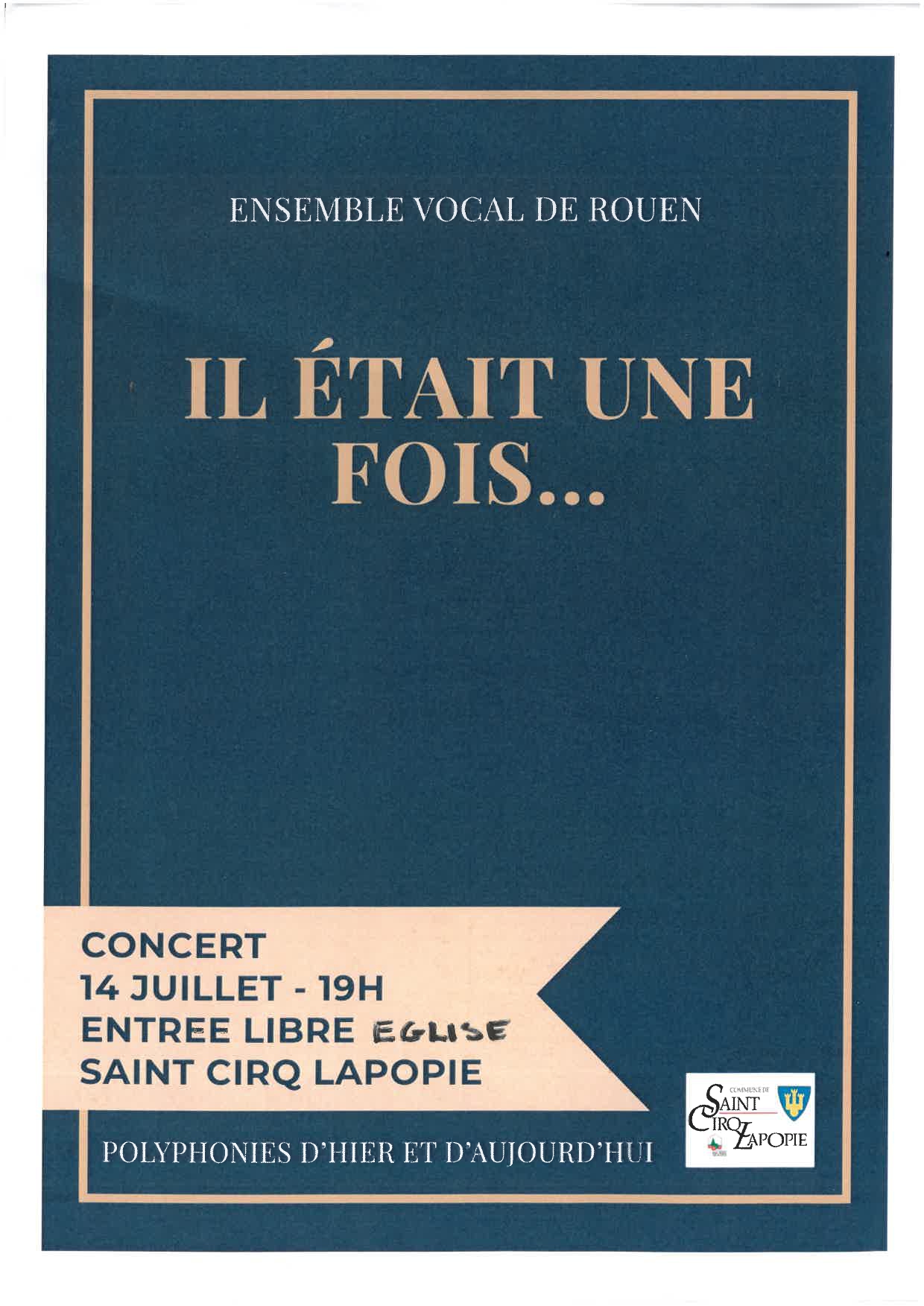 Figeac : Concert Ensemble vocal de Rouen