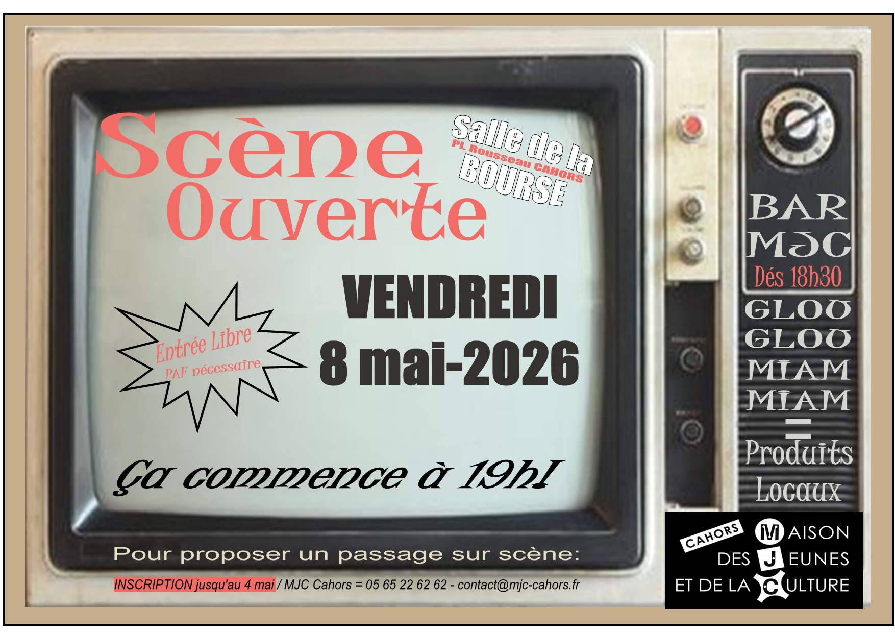 Figeac : Scène ouverte à Cahors