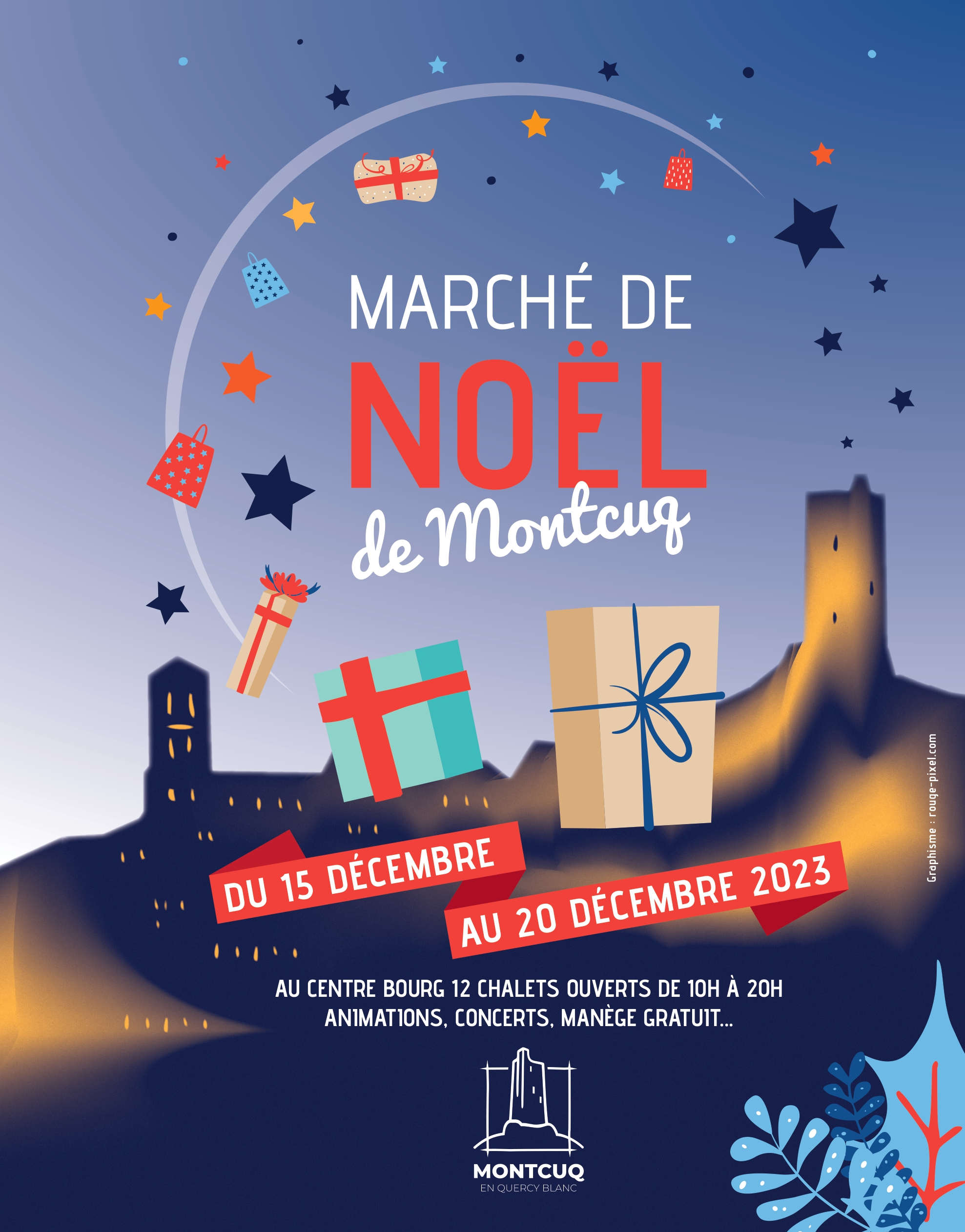 Figeac : Marché de Noël de Montcuq