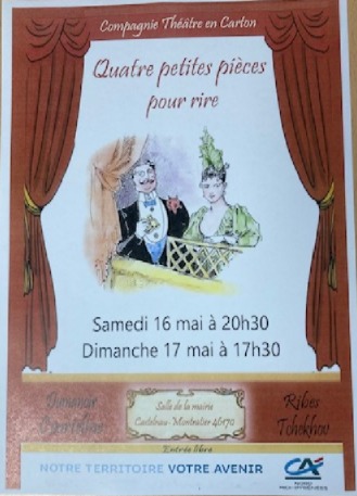 Figeac : Théâtre : Quatre petites pièces pour rire à Castelnau-Montratier