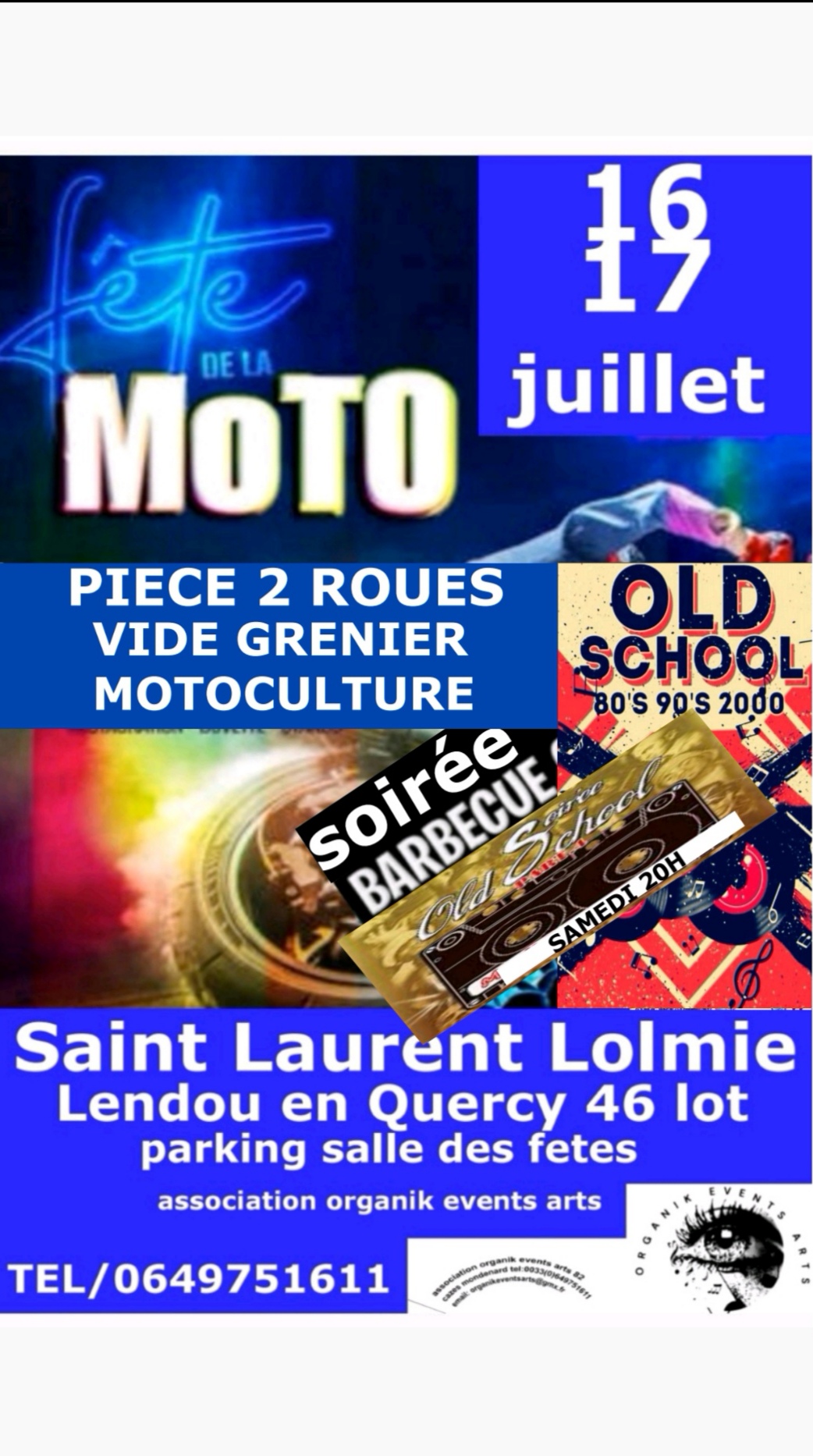 Figeac : Fête de la moto à Saint-Laurent-Lolmie
