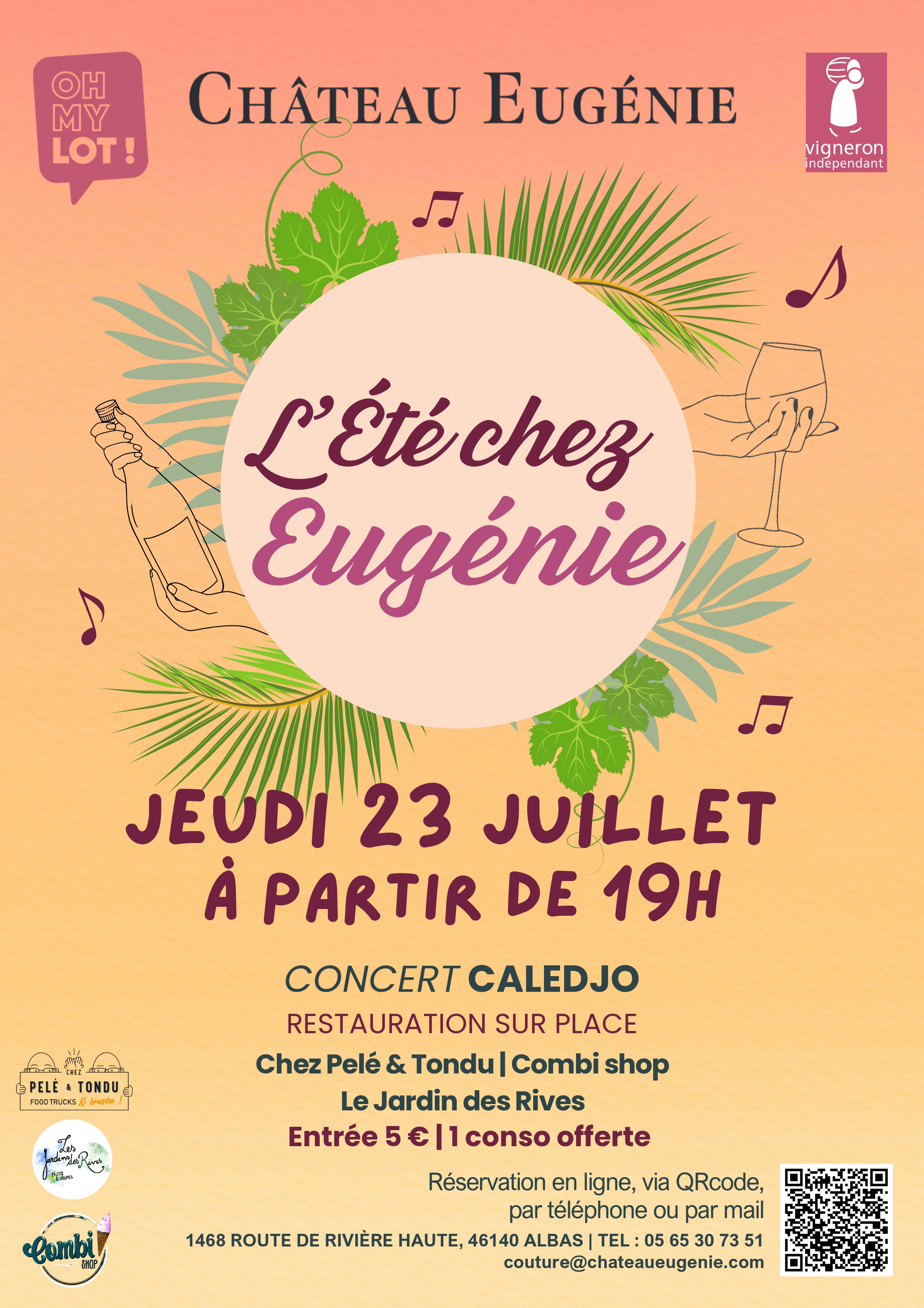 Figeac : Soirée chez Eugénie avec Caledjo