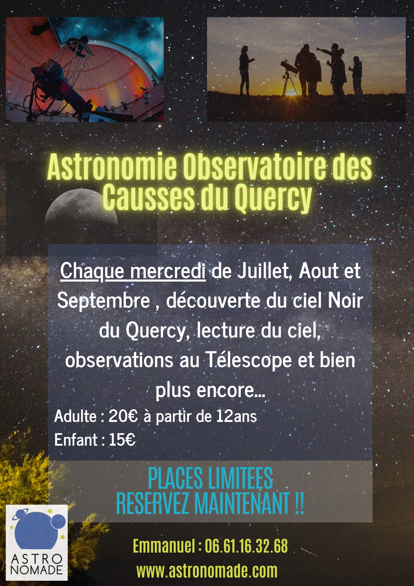 Figeac : Astronomie Observatoire des Causses du Quercy