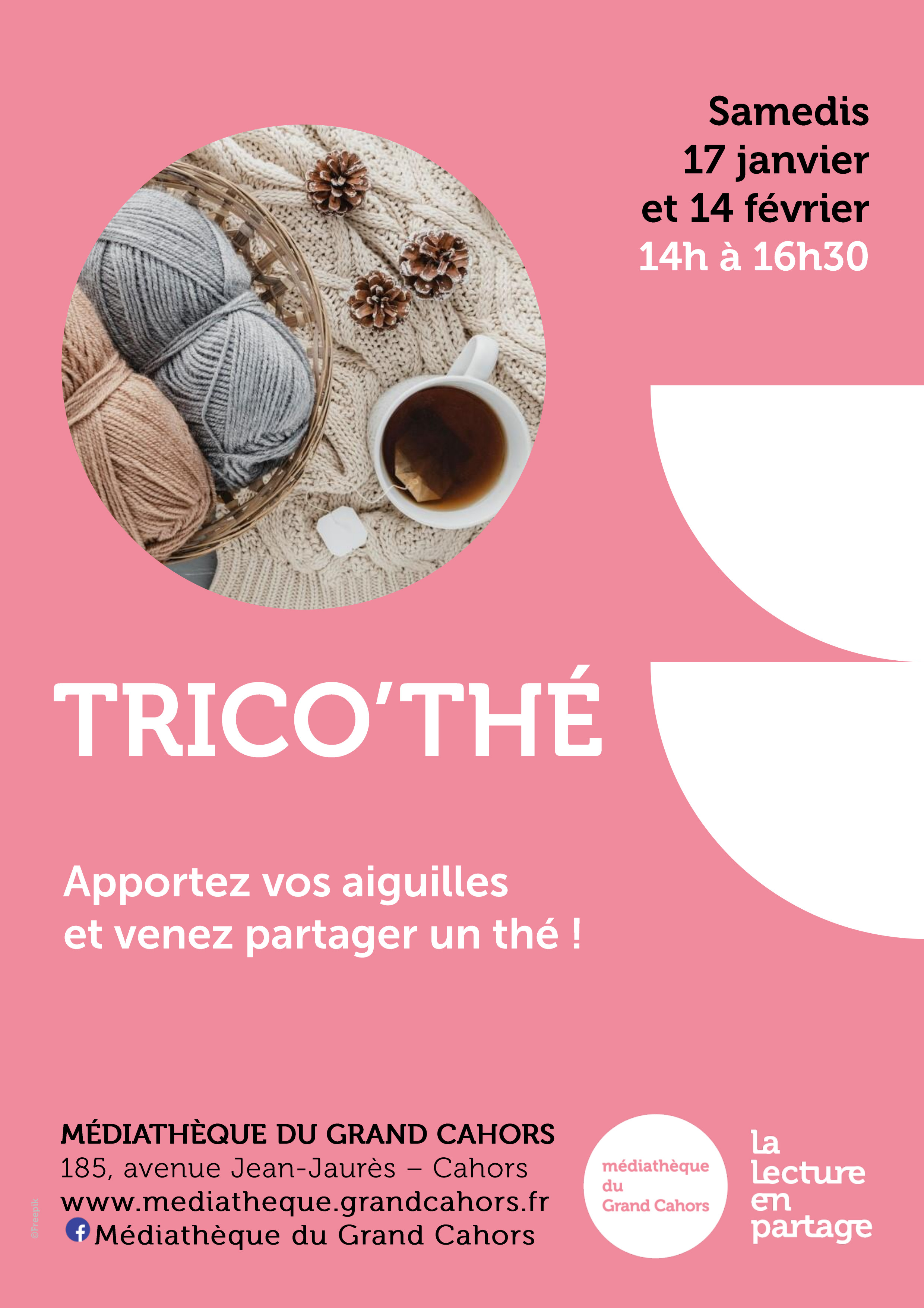 Figeac : Trico'thé à la médiathèque du Grand Cahors