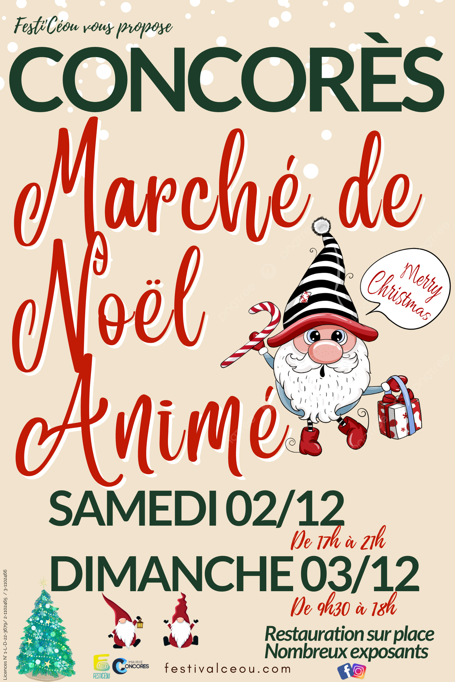Figeac : Marché de Noël à Concorès