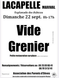 Figeac : Vide grenier à Lacapelle-Marival