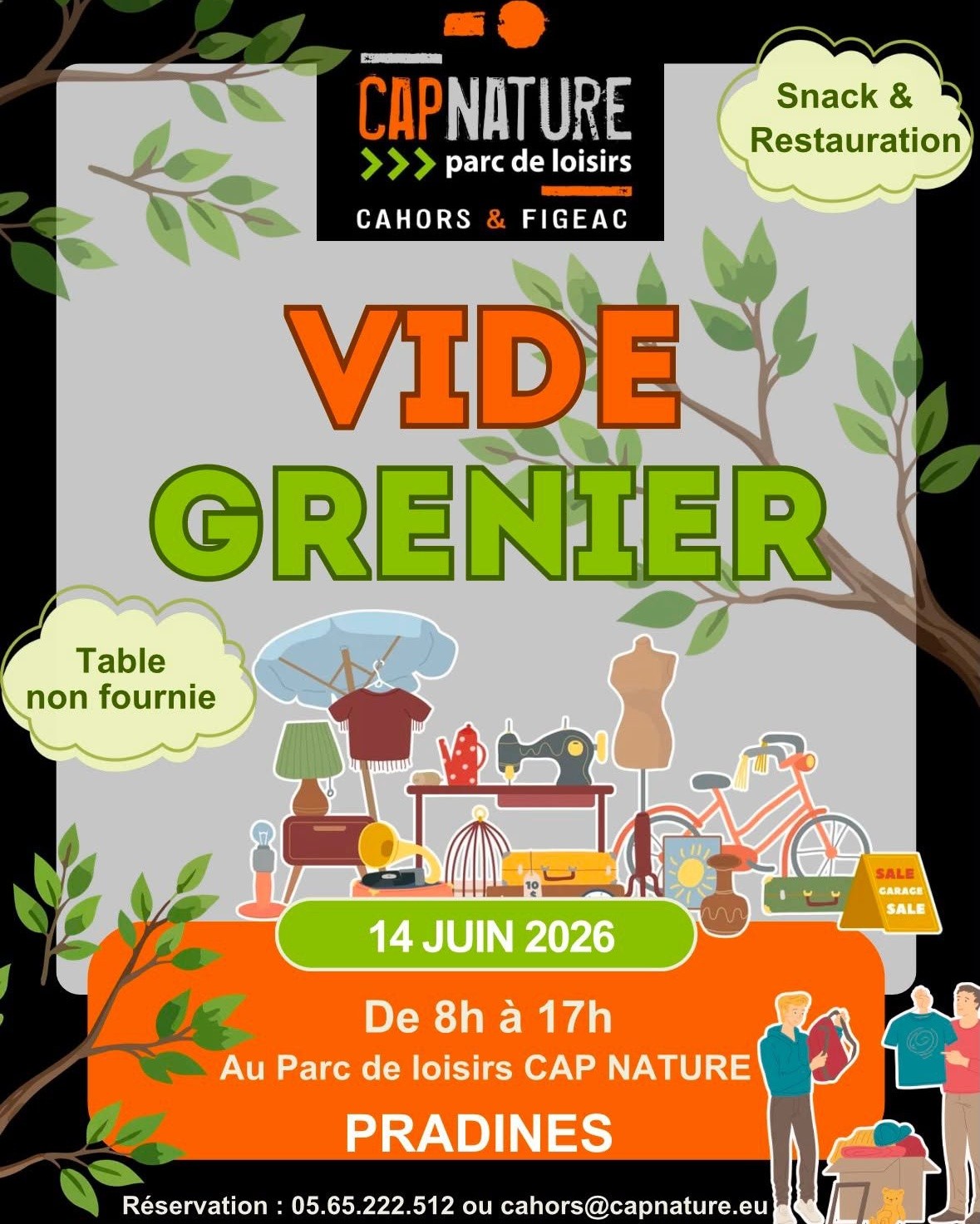Figeac : Vide-grenier Cap Nature