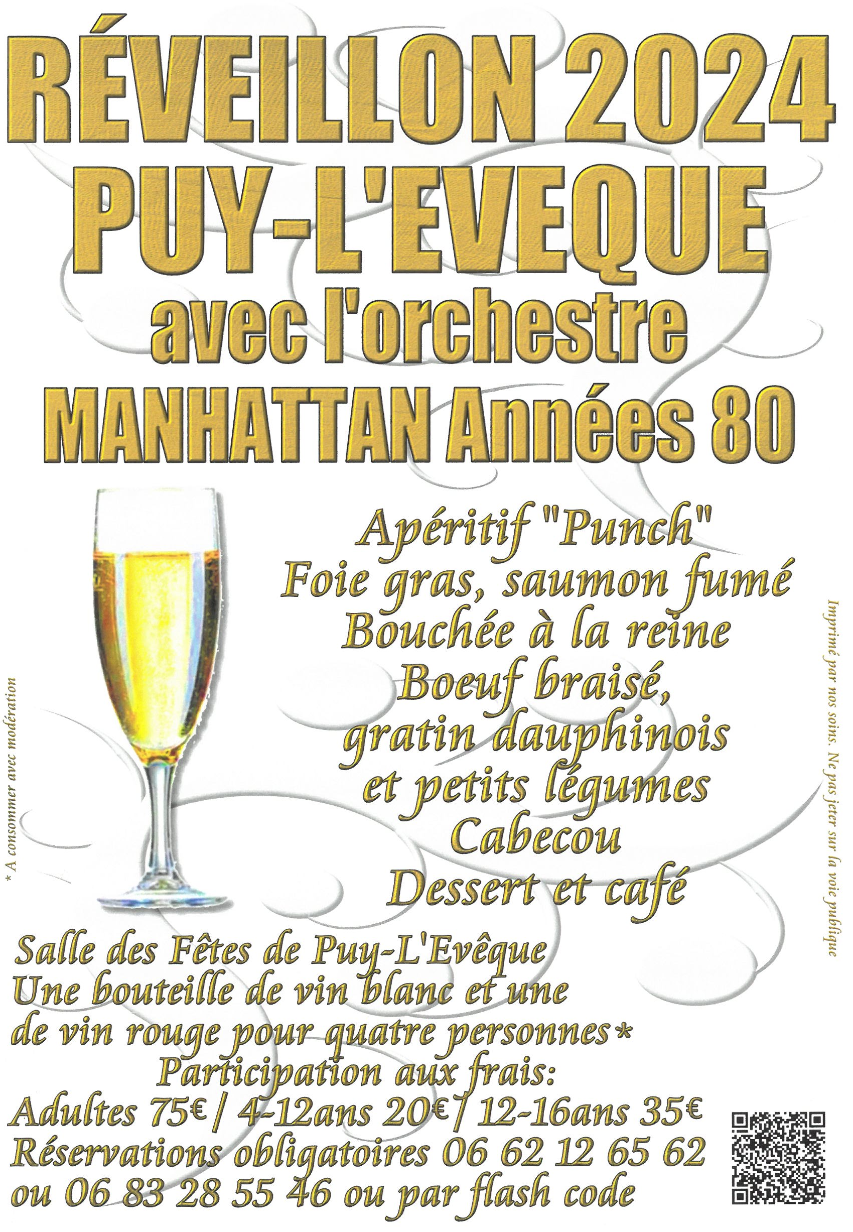 Figeac : Réveillon de la Saint Sylvestre à Puy-l'Evêque