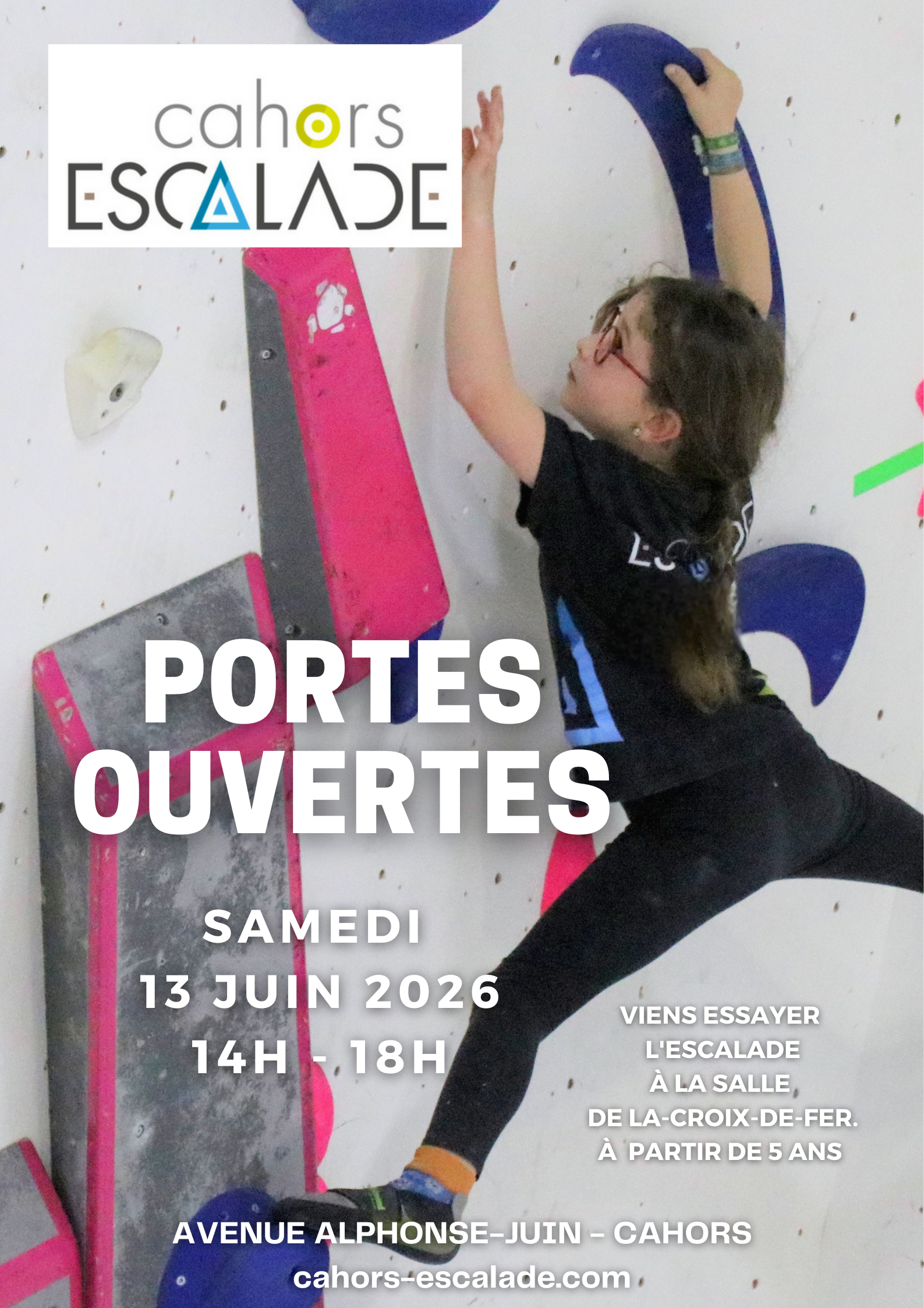 Figeac : Journée portes ouvertes à Cahors Escalade