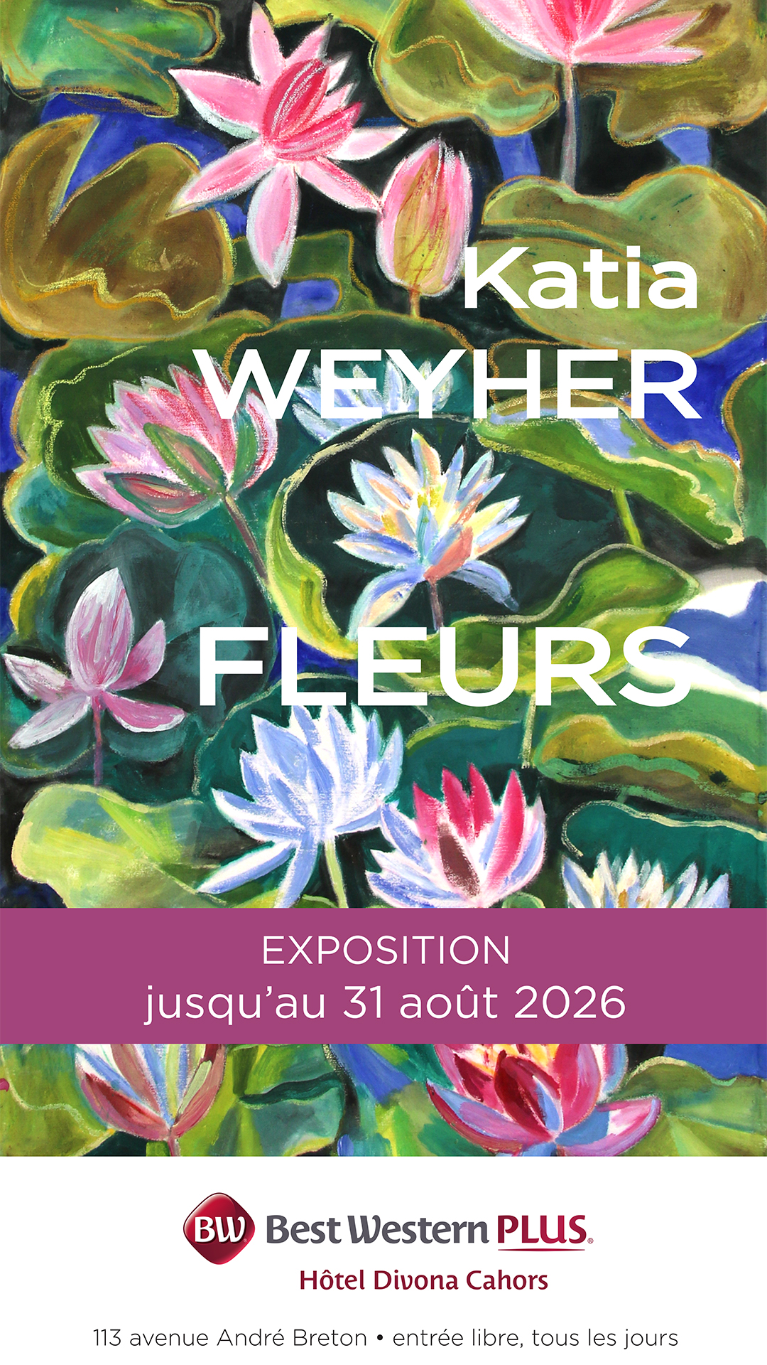 Figeac : Exposition au Best Western: Katia Weyher