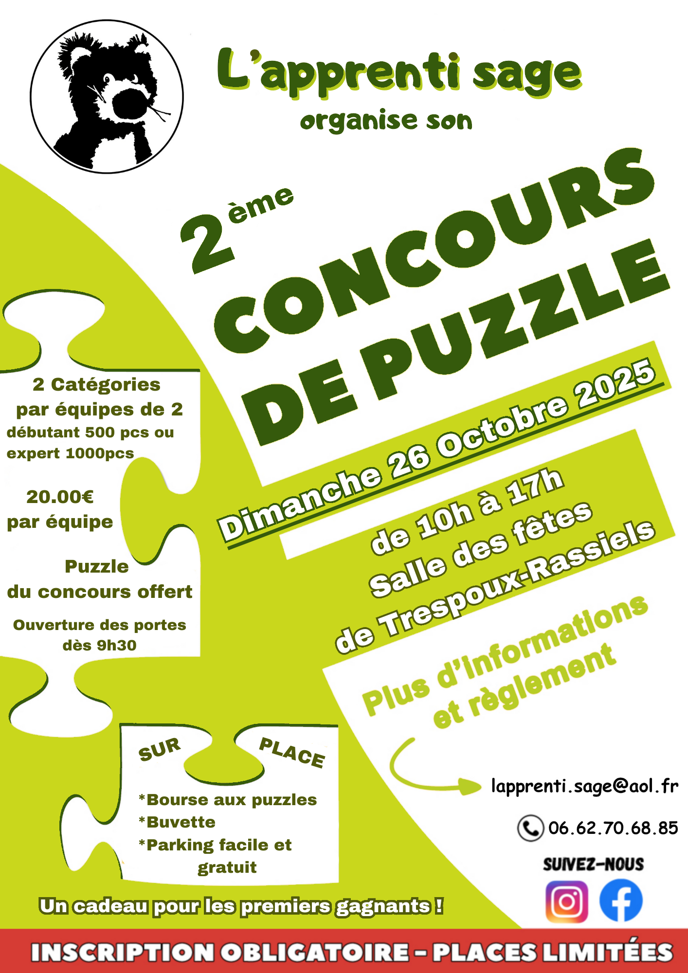 Figeac : Concours de puzzle à Trespoux-Rassiels