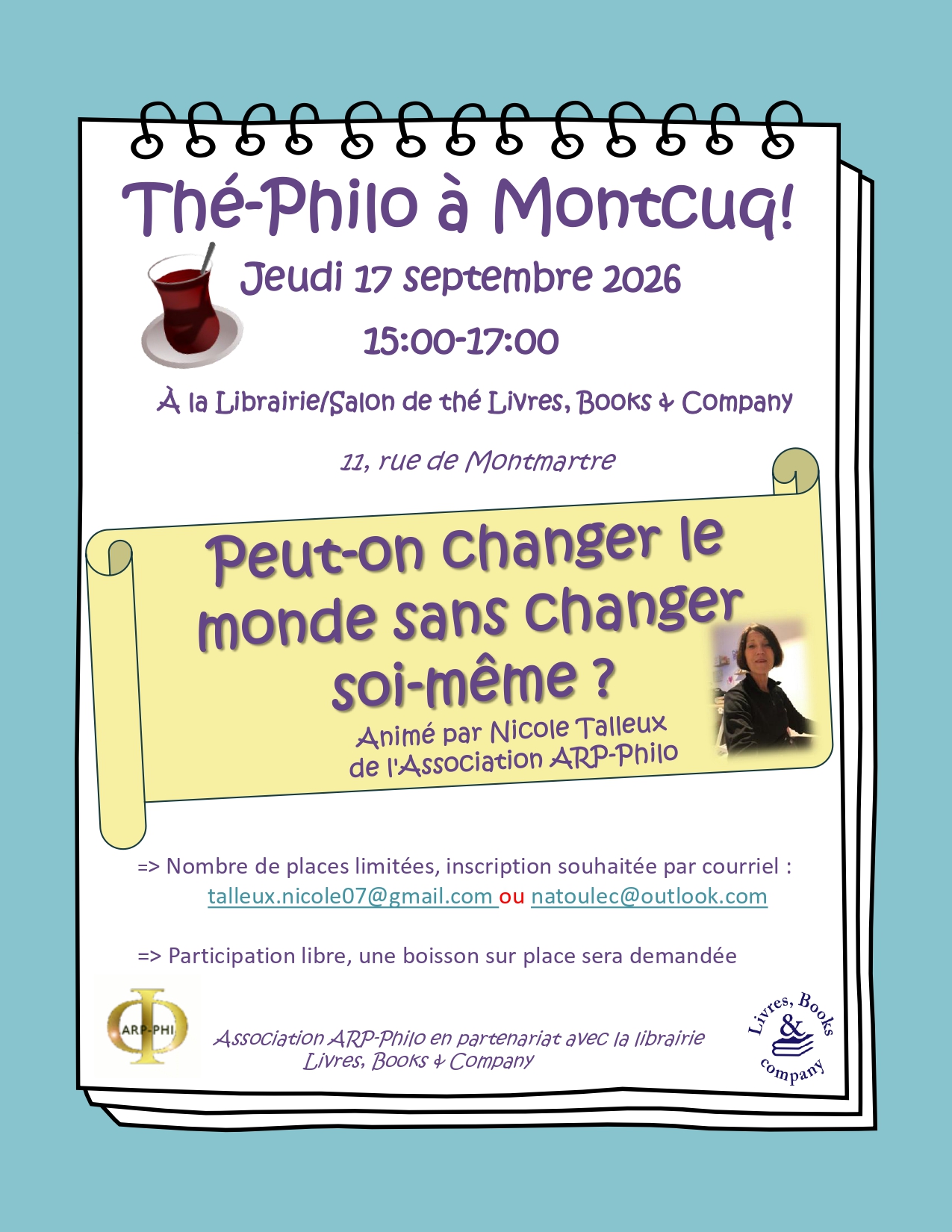 Figeac : Livres, Books & Co : Thé Philo