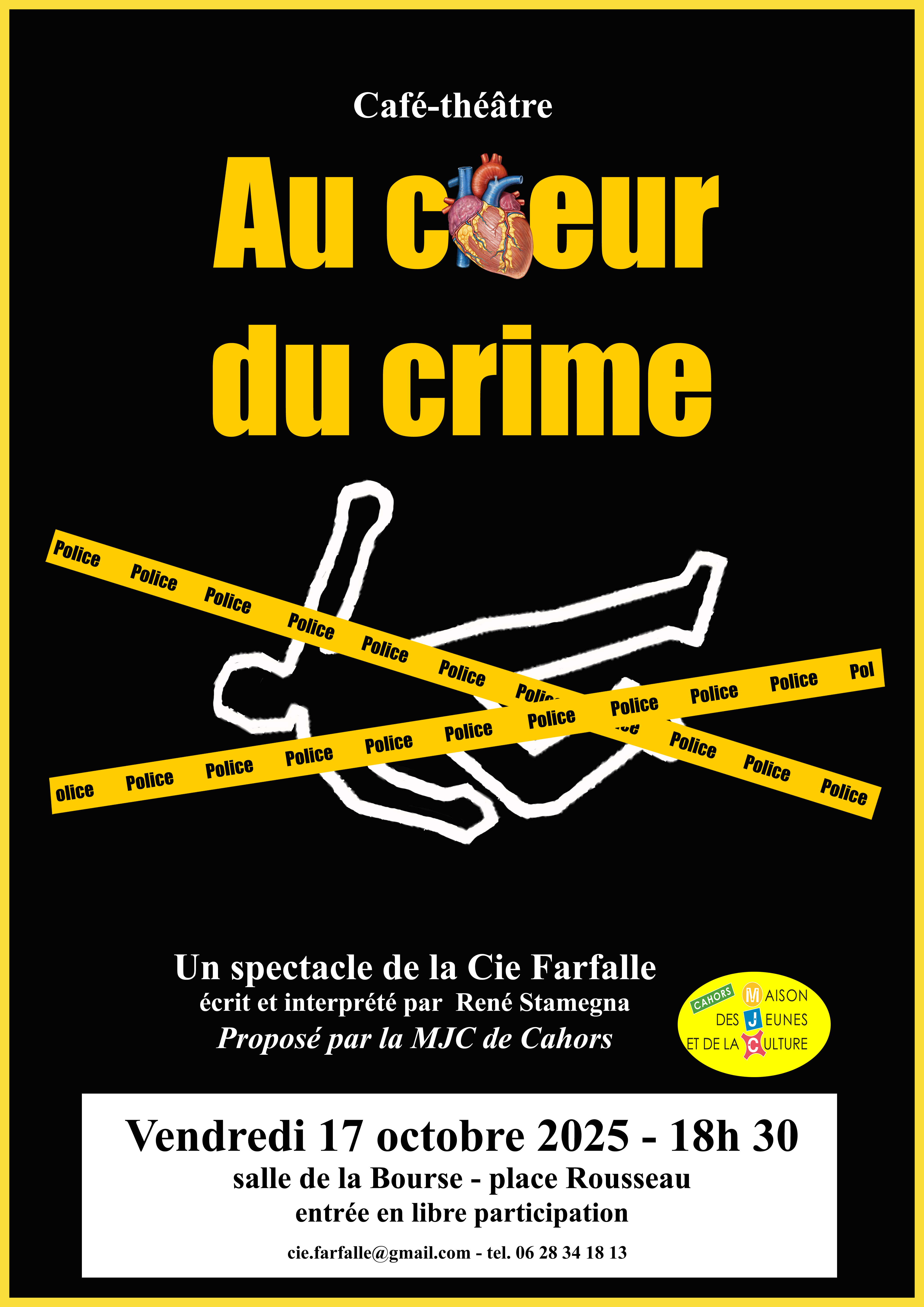 Figeac : Café-théâtre : Au coeur du crime
