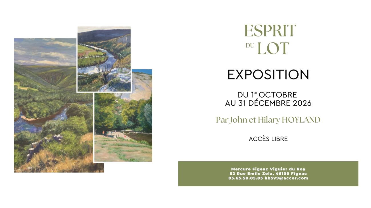 Figeac : Exposition à Figeac : Esprit du Lot de John et Hilary Hoyland