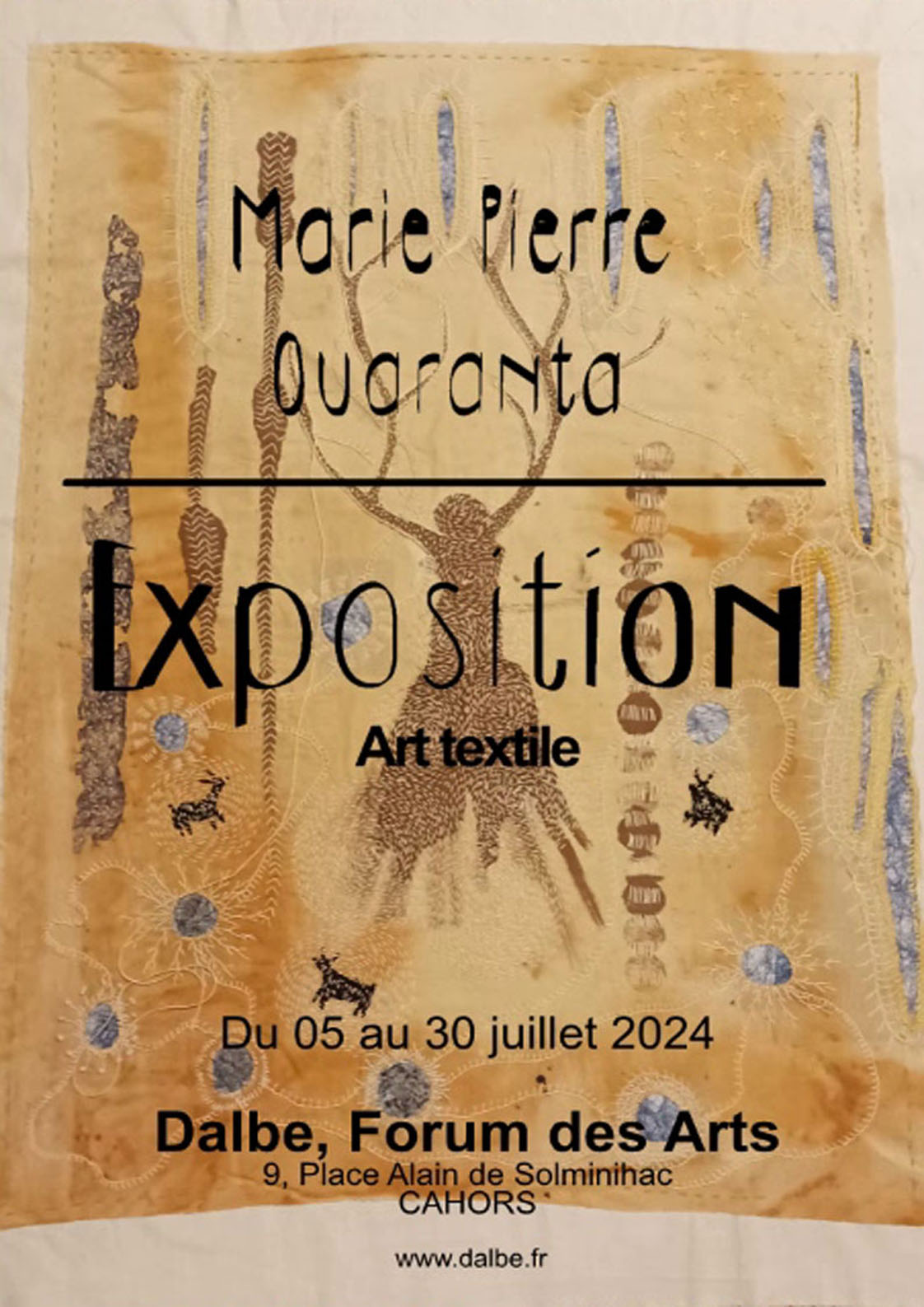 Figeac : Exposition art textile, Marie Pierre Quaranta