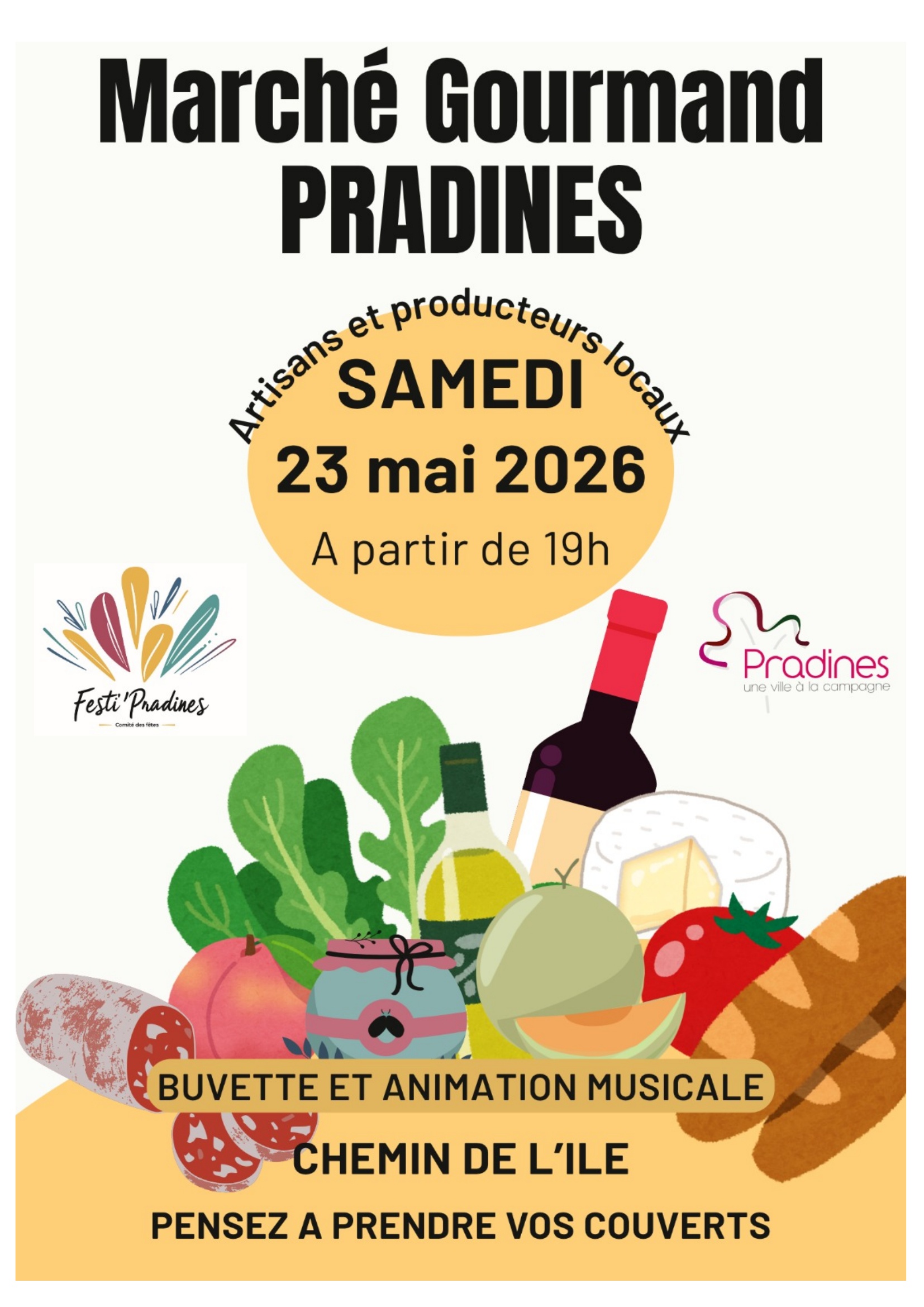 Figeac : Marché gourmand à Pradines
