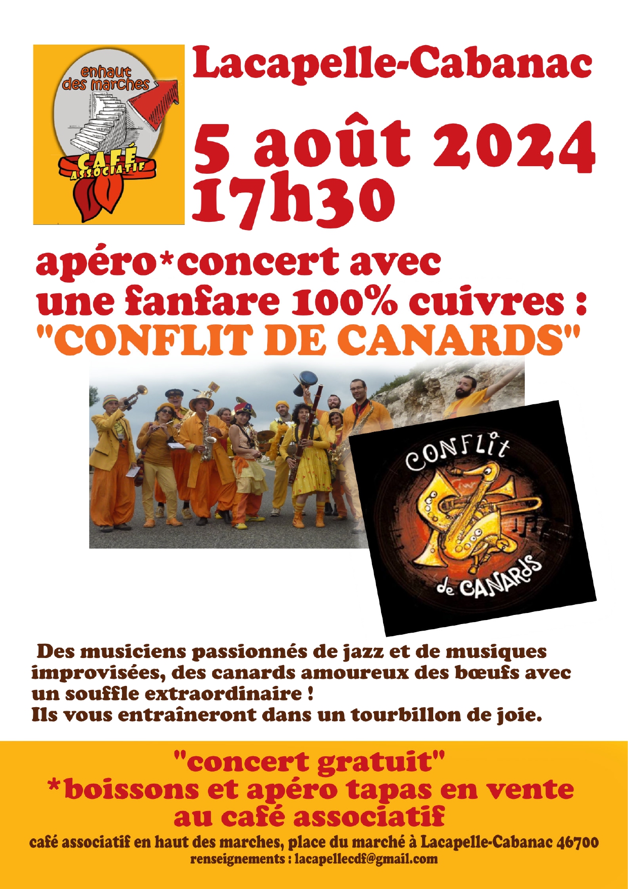 Figeac : Apéro-concert à Lacapelle-Cabanac
