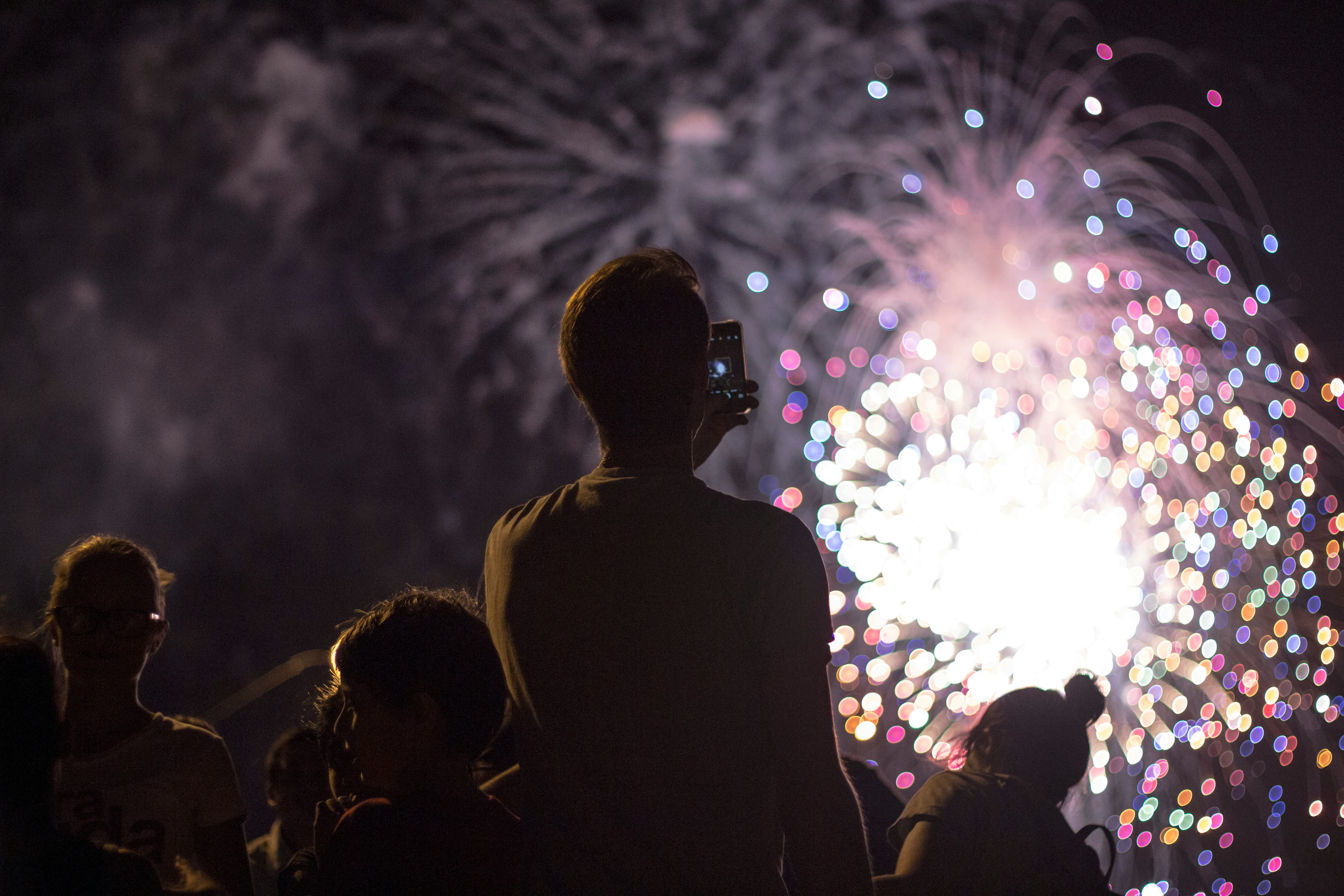 Figeac : Feu d'artifice à Saint-Jean-Lagineste