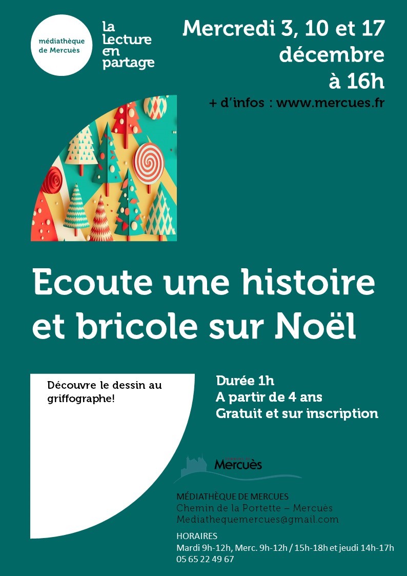 Figeac : Écoute une histoire et bricole sur Noël
