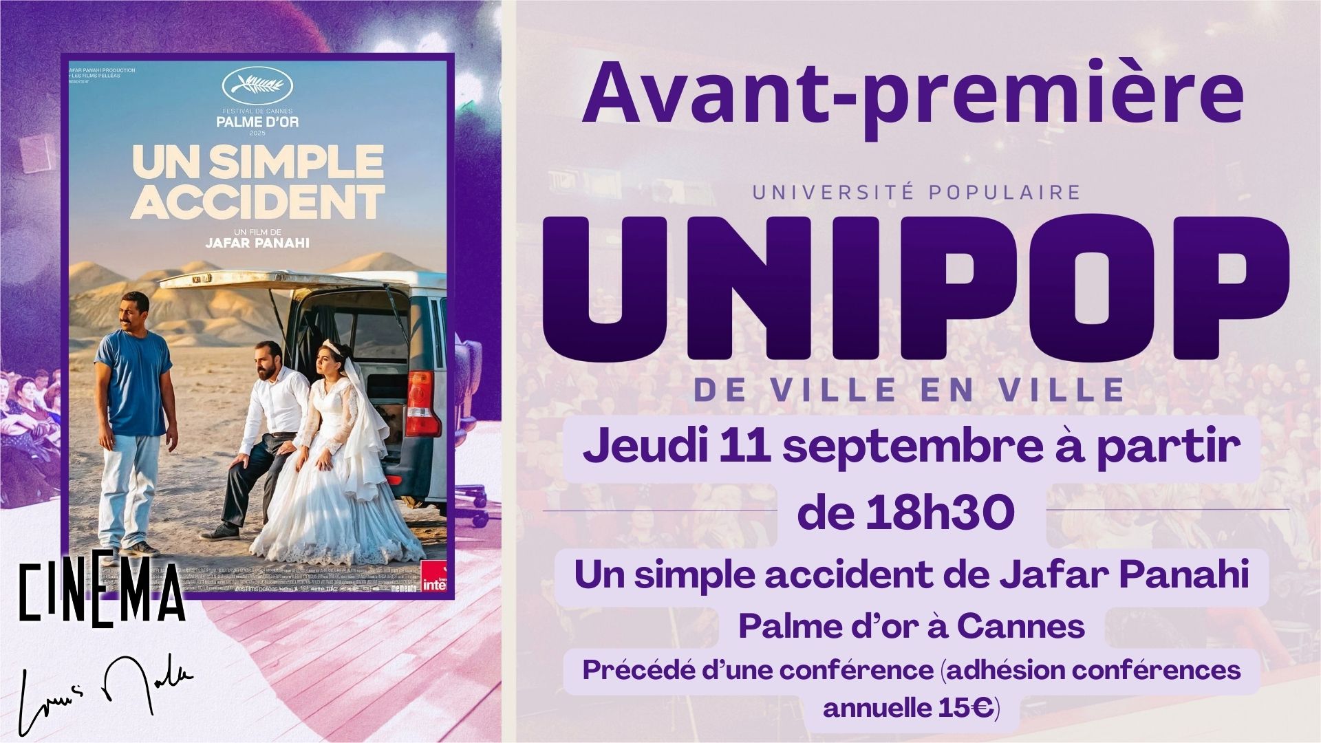 Figeac : Unipop au cinéma Louis Malle: 