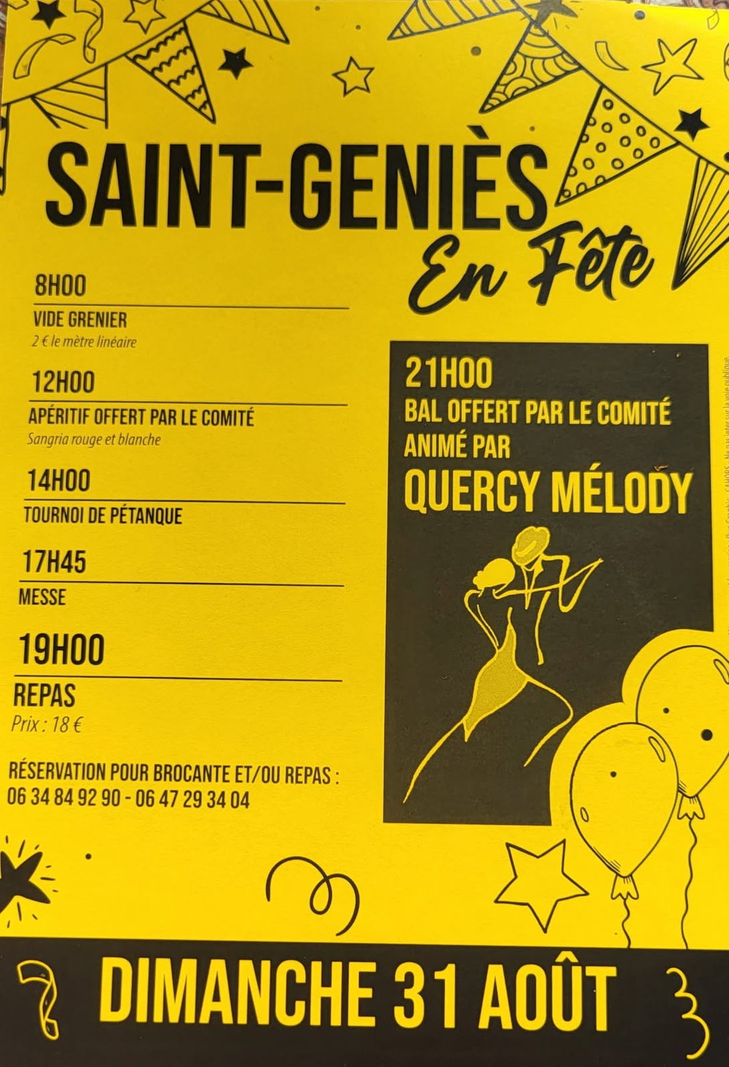 Figeac : Fête votive de Saint-Géniès