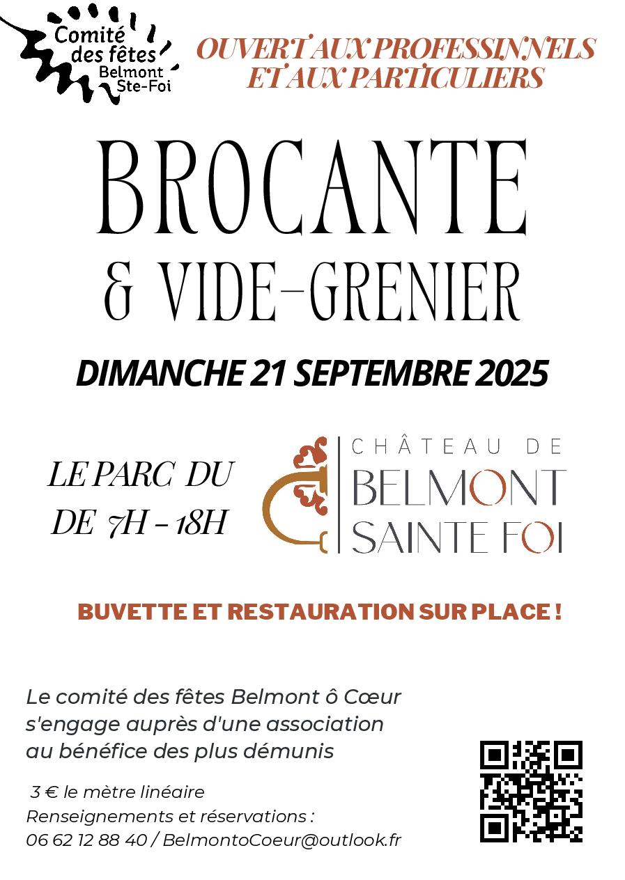 Figeac : Brocante et vide-greniers à Belmont-Sainte-Foi