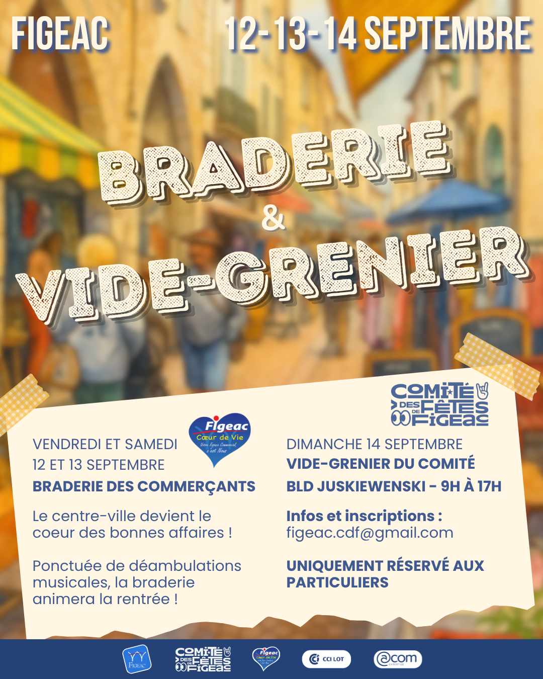 Figeac : Braderie et vide-greniers à Figeac