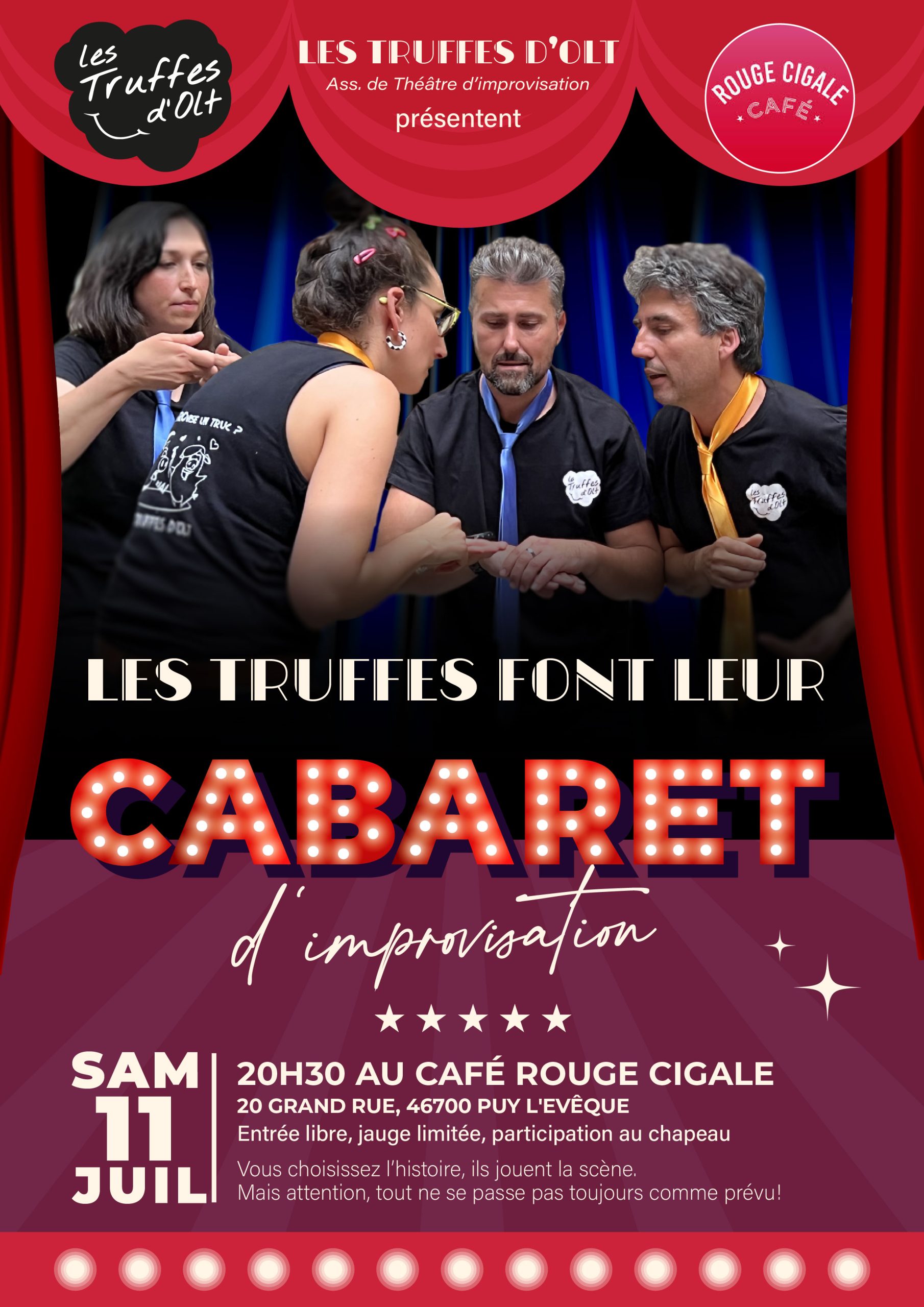 Figeac : Les Truffes font leur cabaret