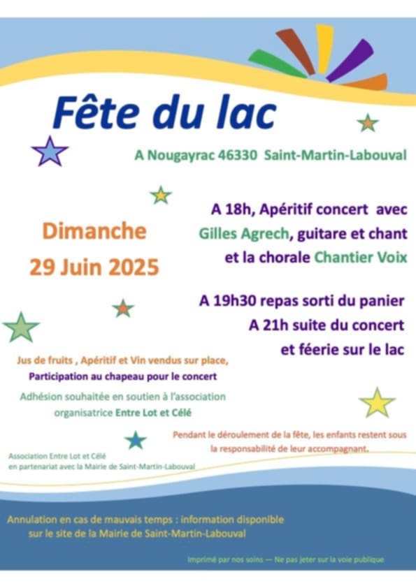 Figeac : Fête du lac de Nougayrac
