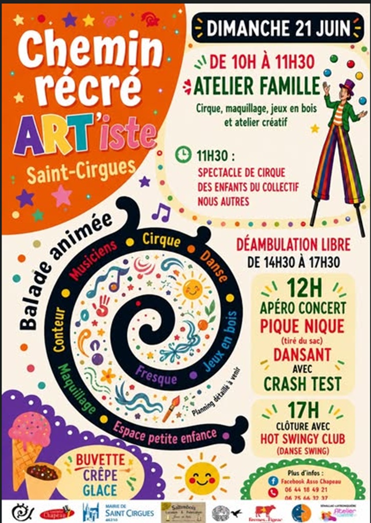 Figeac : Chemin récré’artiste à Saint-Cirgues
