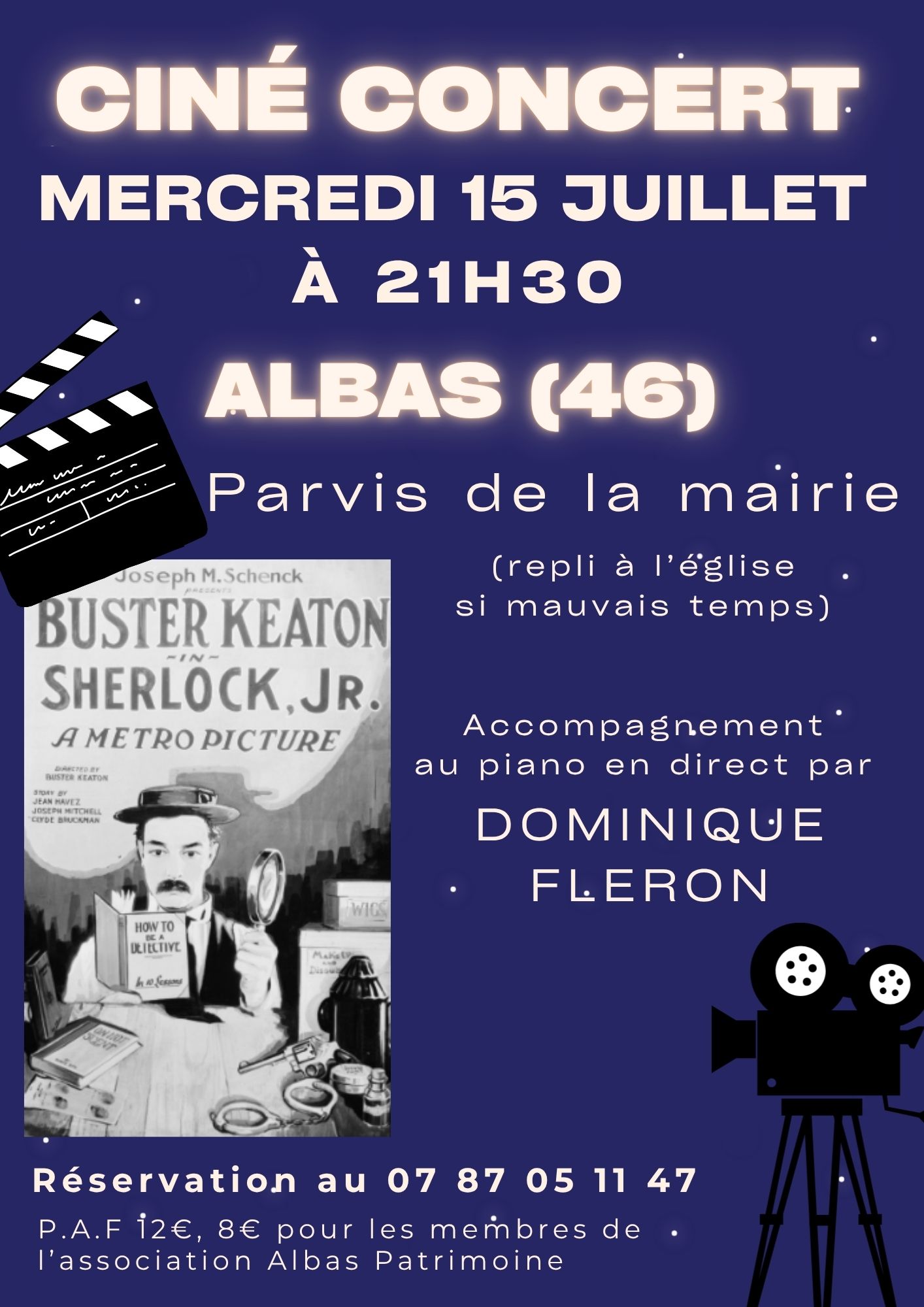 Figeac : Ciné-concert sur le parvis de la Mairie