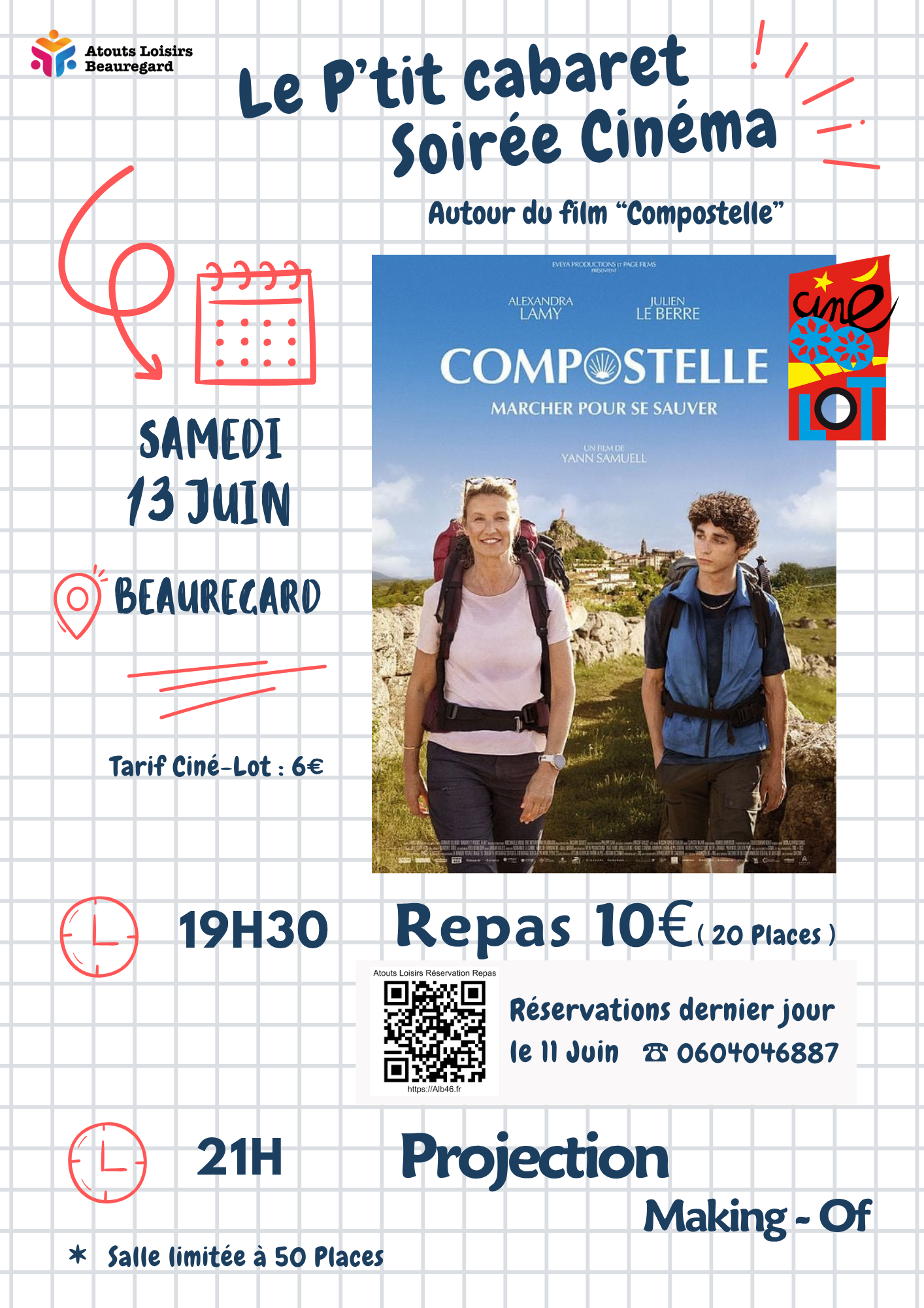 Figeac : Le Petit Cabaret Soirée cinéma 