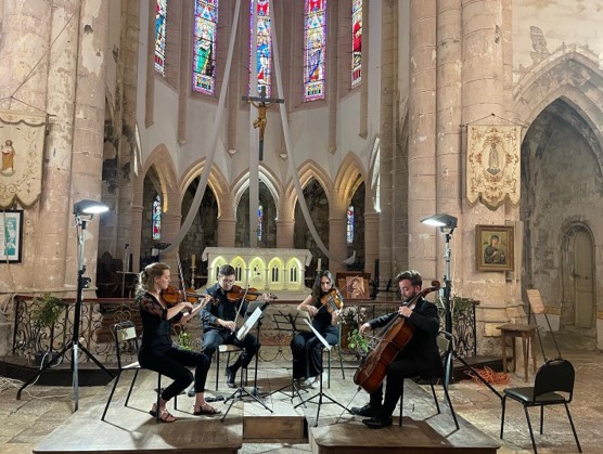 Figeac : Concert en vallée du Célé « Quatuors à Marcilhac » par le Temple ensemble
