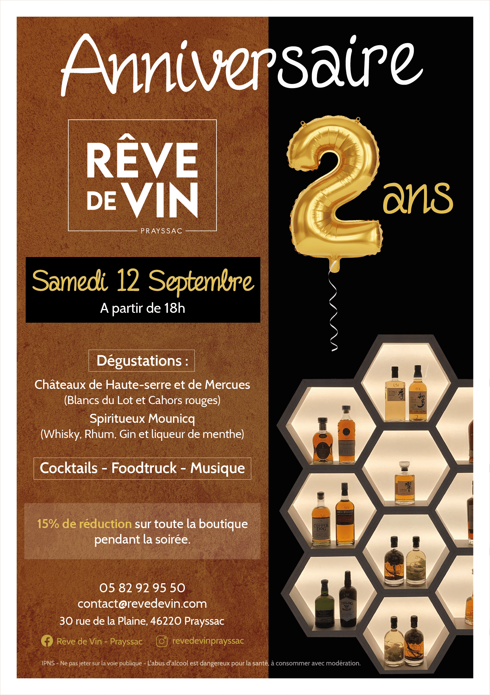 Figeac : Rêve de Vin fête ses 2 ans !