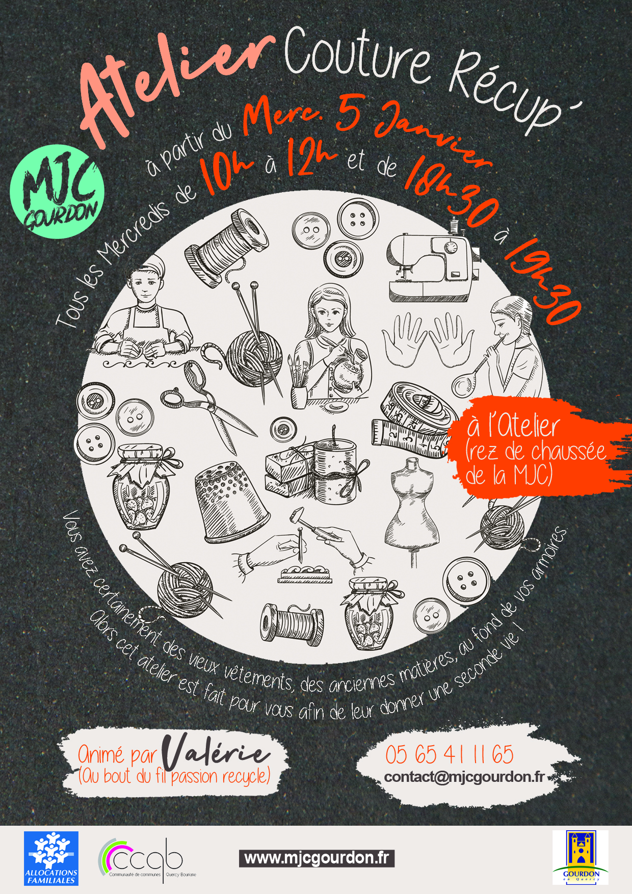 Figeac : Les ateliers couture récup de la MJC