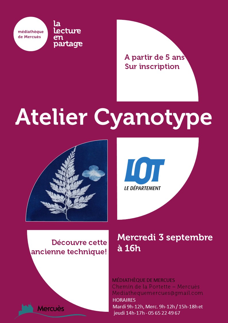 Atelier cyanotype