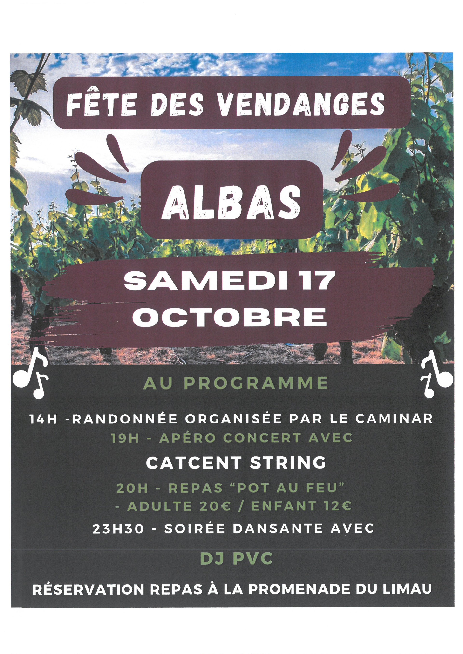 Figeac : Fête des vendanges à Albas